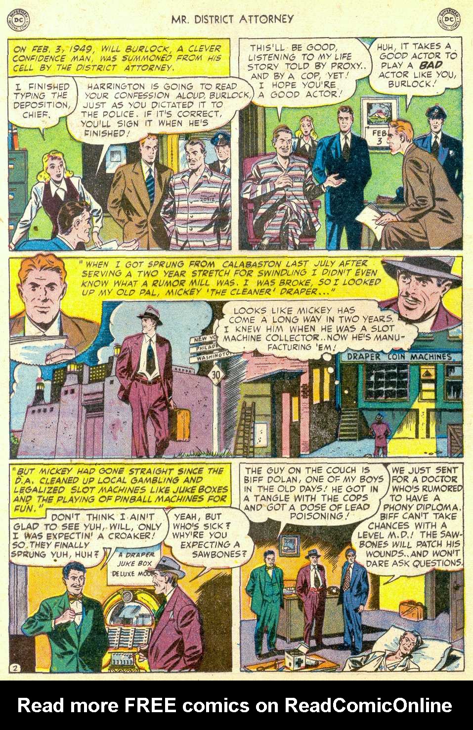 Read online Mr. District Attorney comic -  Issue #13 - 16