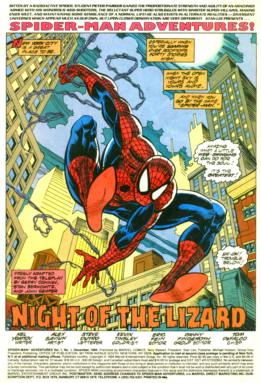 Read online Spider-Man Adventures comic -  Issue #1 - 2