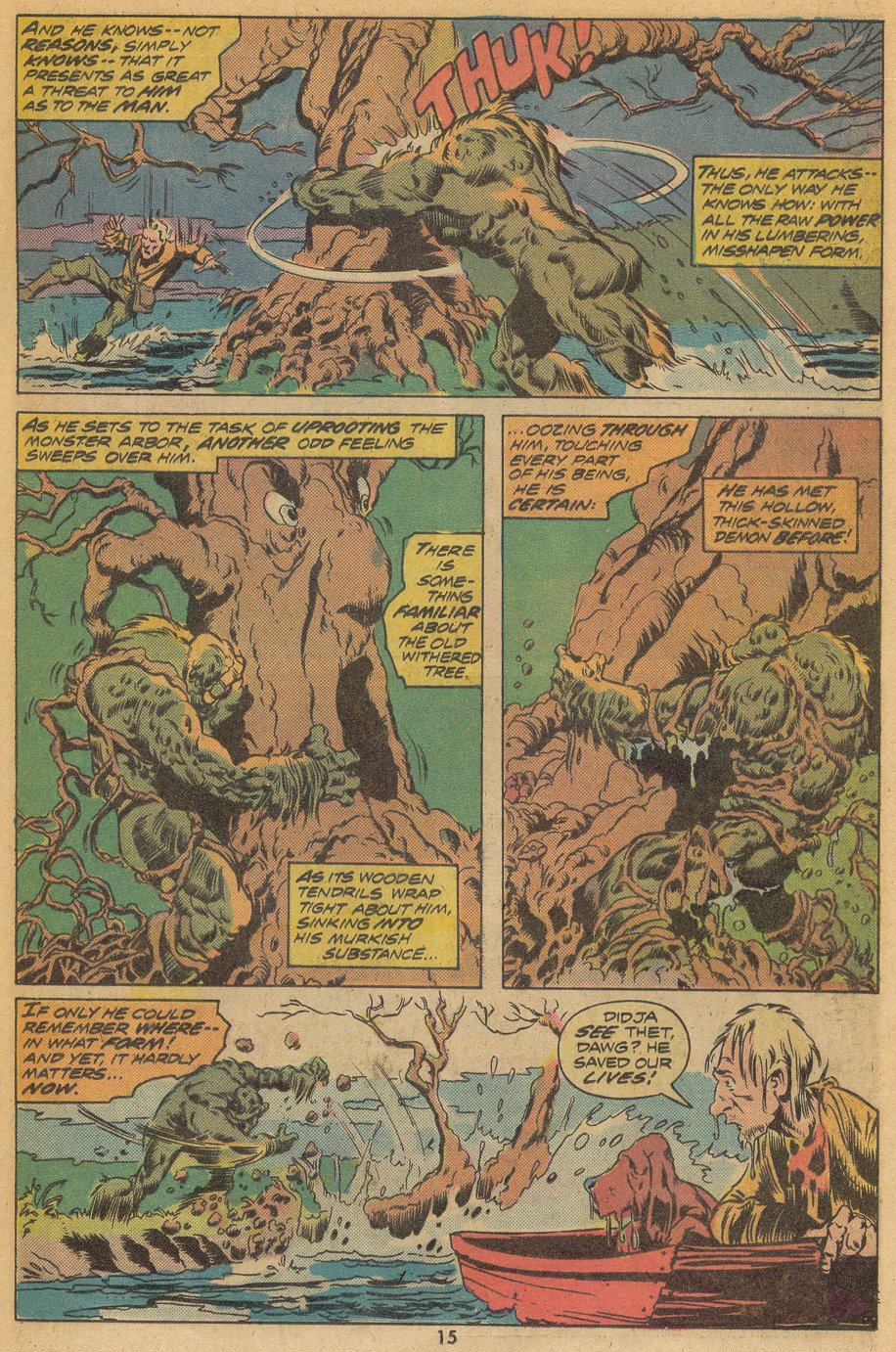 Read online Man-Thing (1974) comic -  Issue #9 - 10