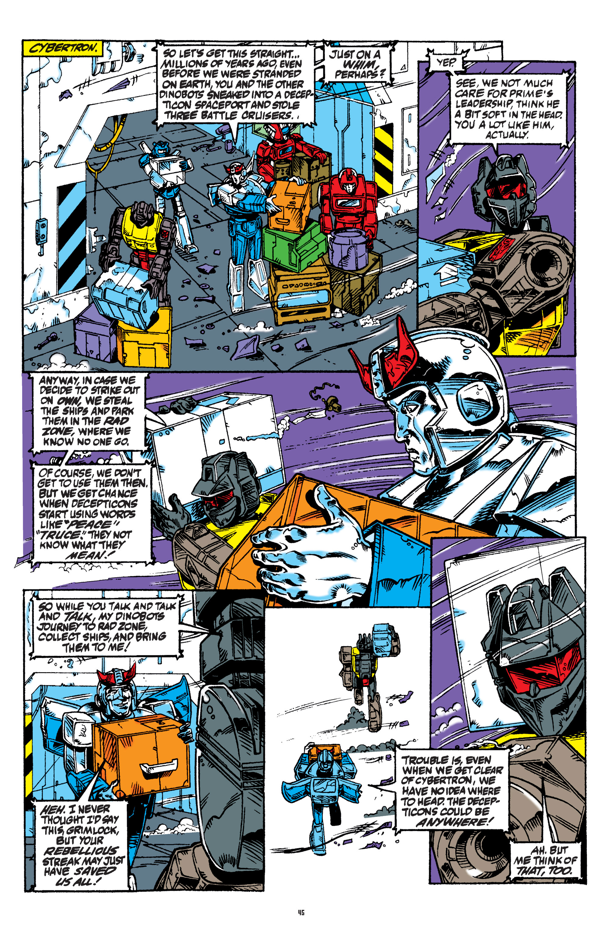 Read online The Transformers Classics comic -  Issue # TPB 7 - 46