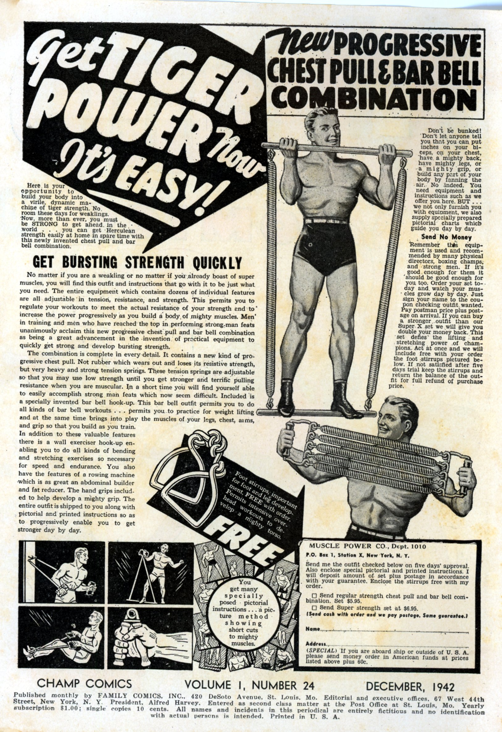 Read online Champ Comics comic -  Issue #24 - 2