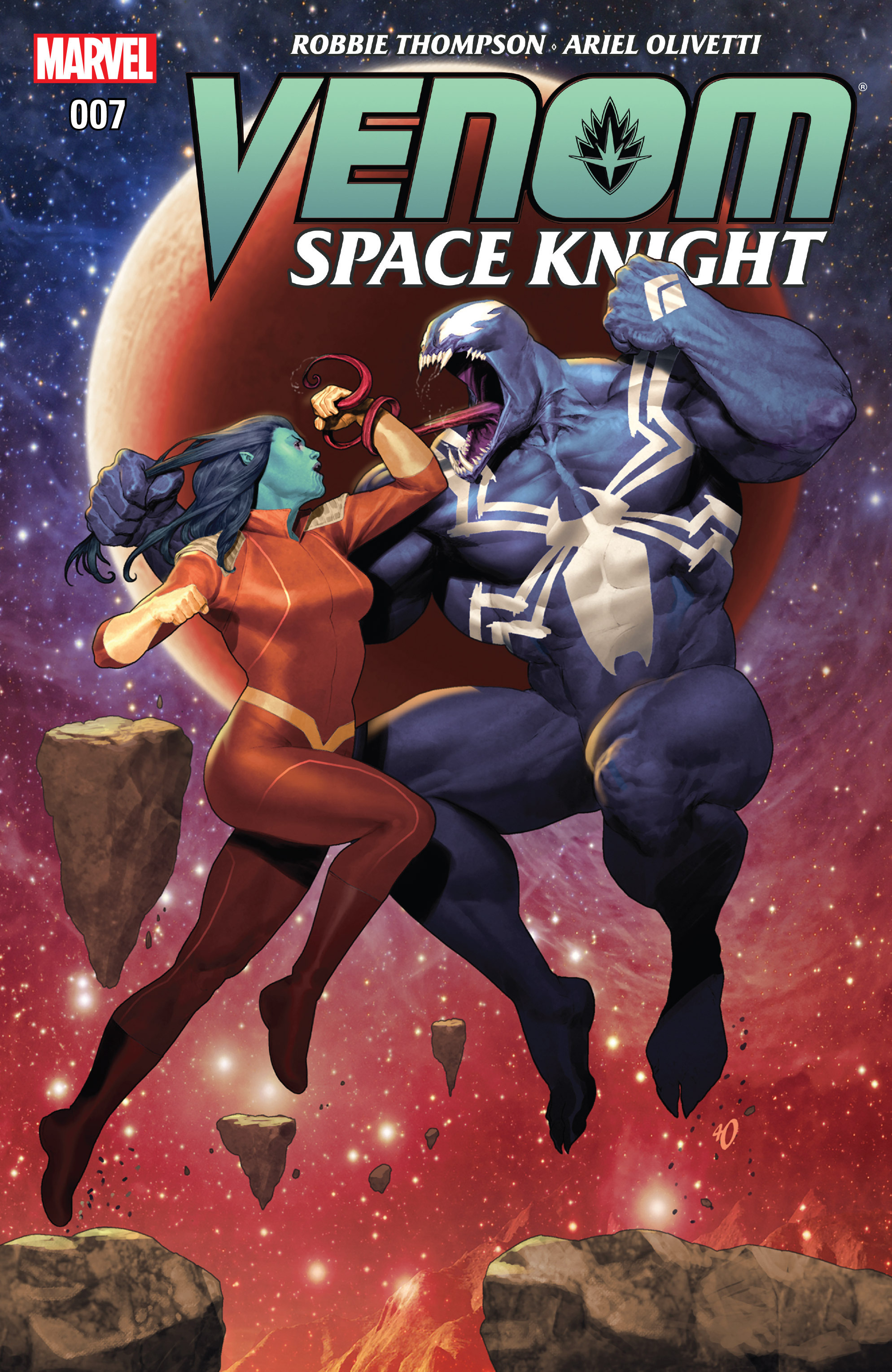 Read online Venom: Space Knight comic -  Issue #7 - 1