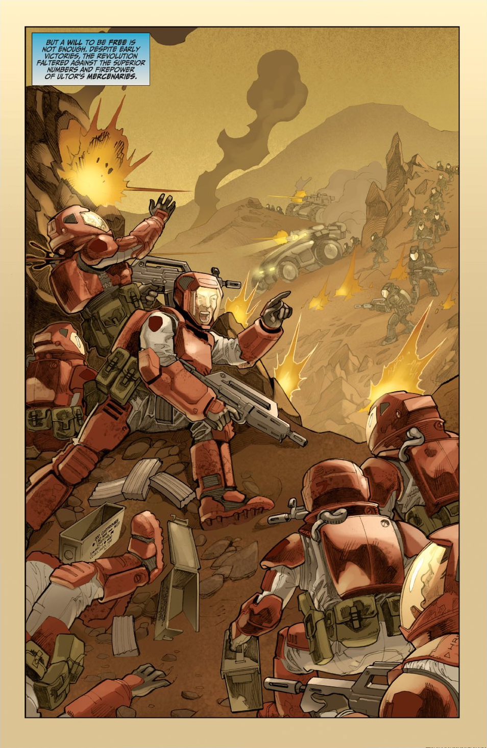 Read online Red Faction: Guerrilla Book #1 ''A Fire On Mars'' comic -  Issue #1 ''A Fire On Mars'' Full - 6