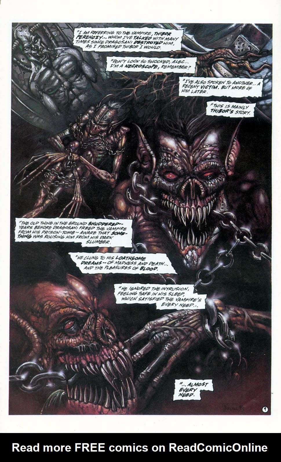 Read online Necroscope Book II: Wamphyri comic -  Issue #1 - 12