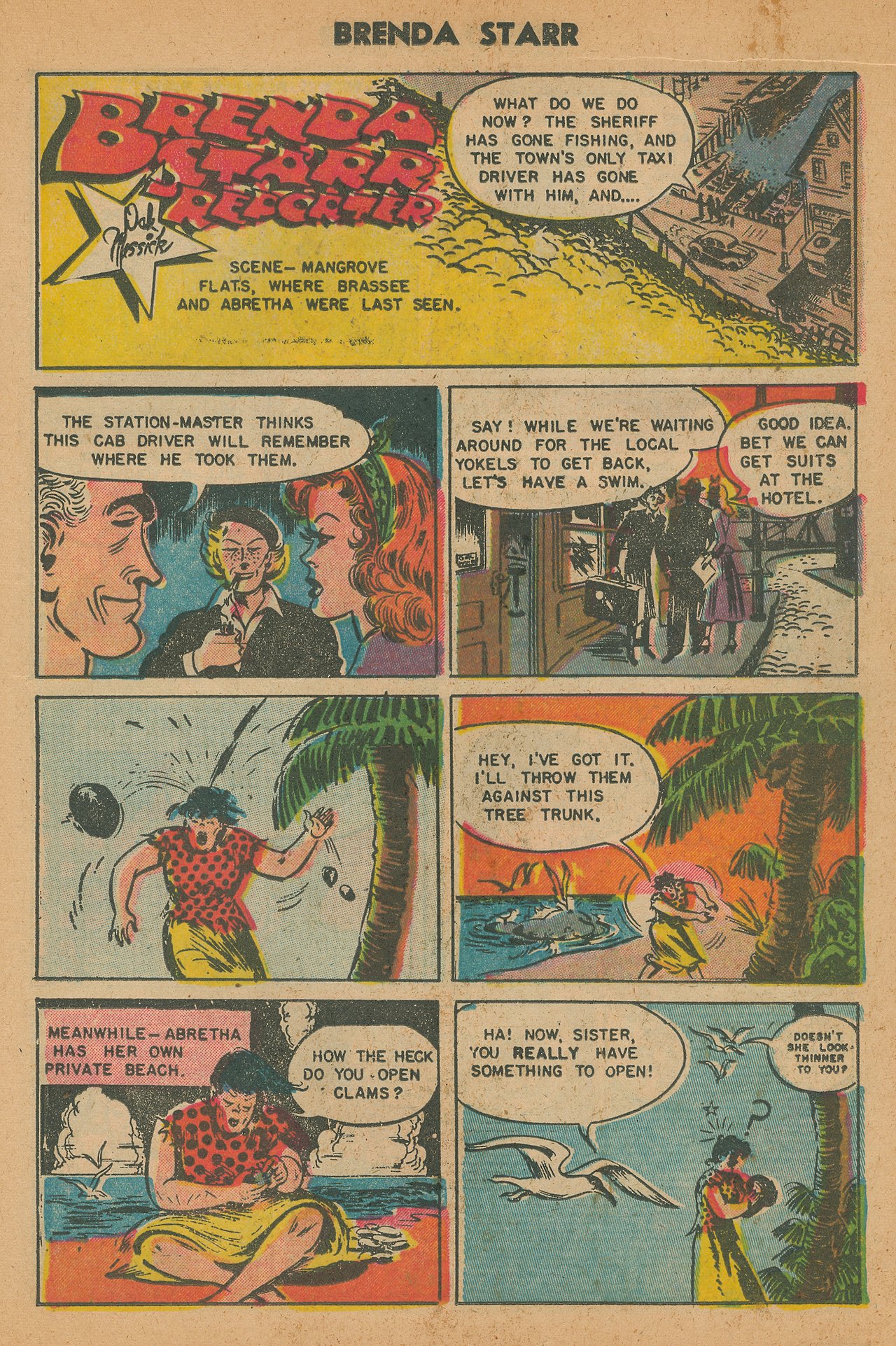 Read online Brenda Starr (1948) comic -  Issue #15 - 19