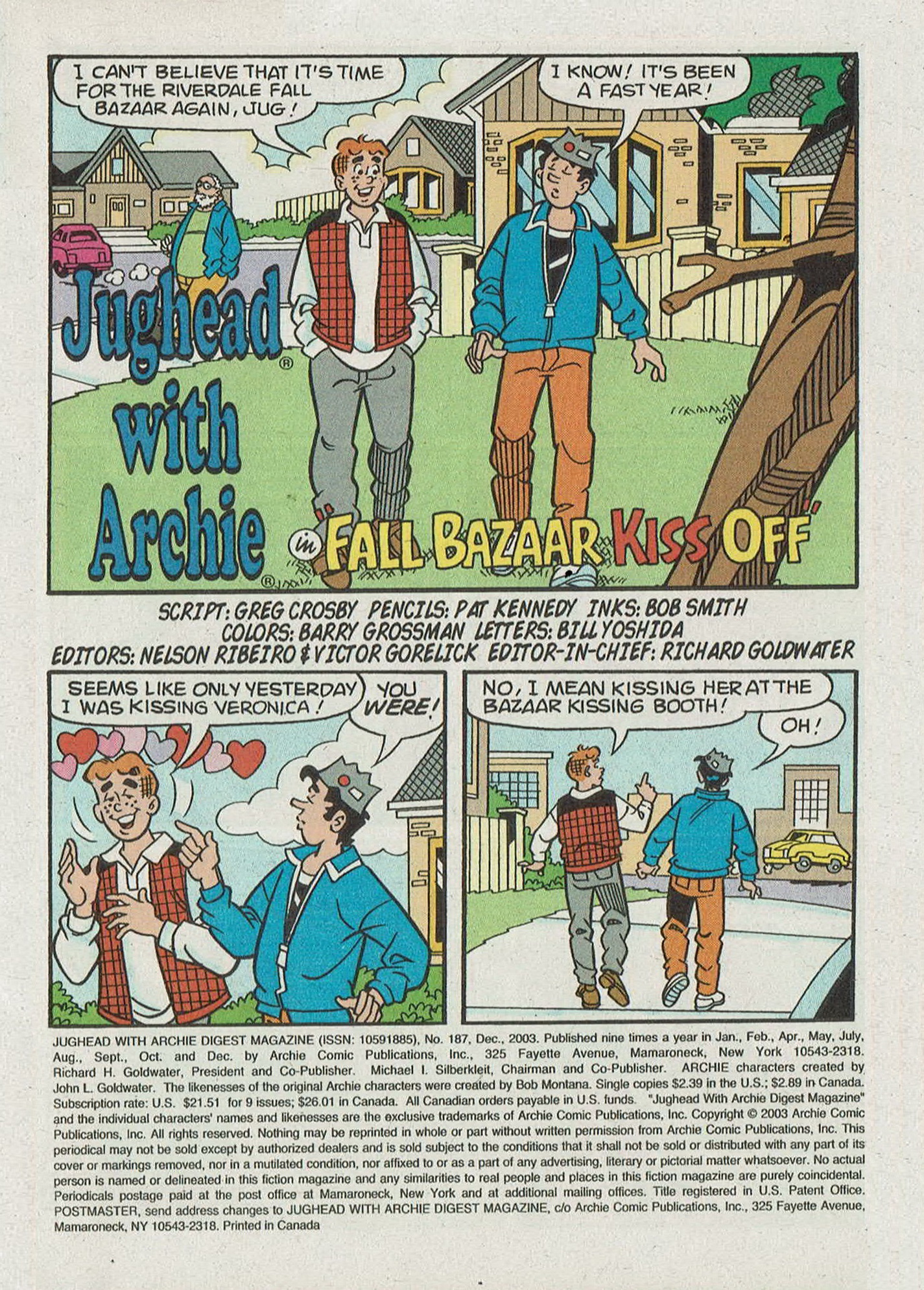 Read online Jughead with Archie Digest Magazine comic -  Issue #187 - 3