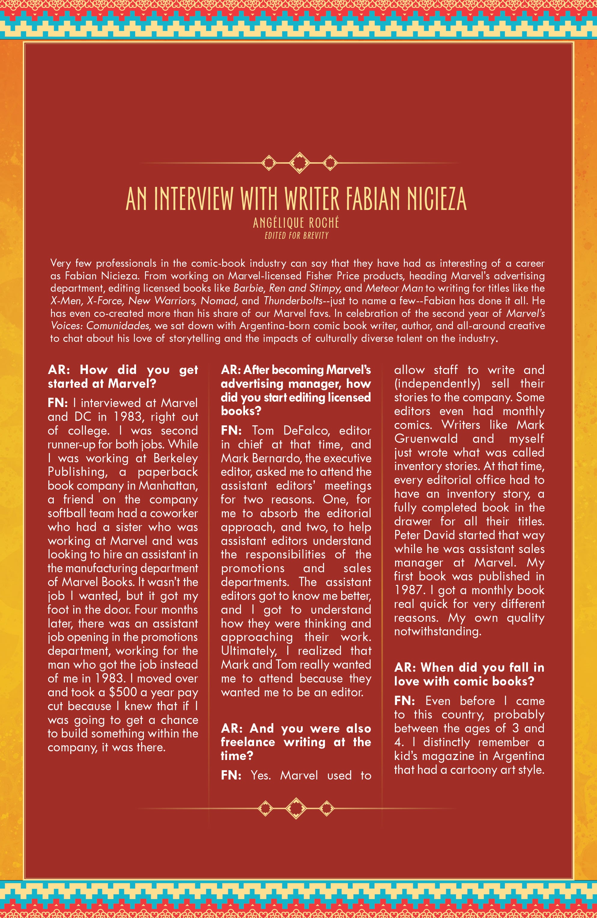 Read online Marvel's Voices: Community (Comunidades) comic -  Issue # Full - 28