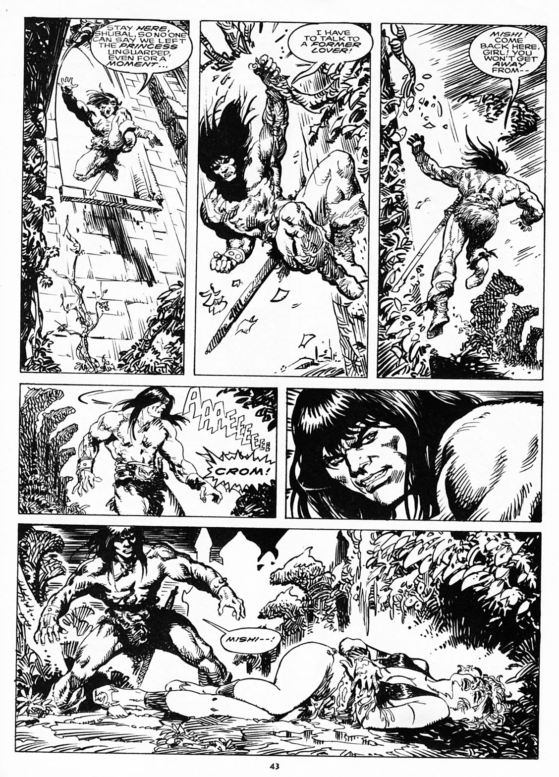 Read online The Savage Sword Of Conan comic -  Issue #218 - 41