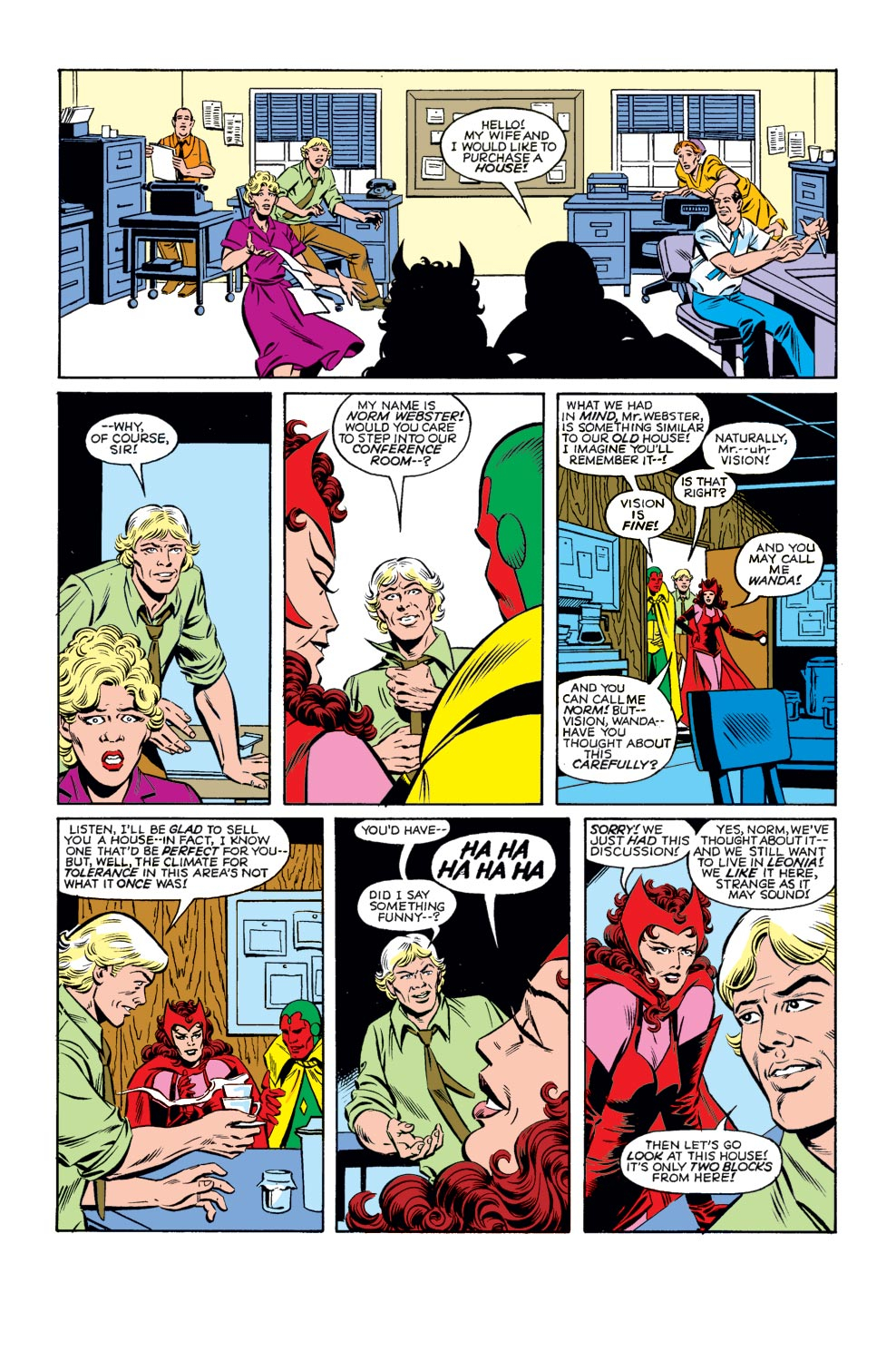 Read online The Vision and the Scarlet Witch (1985) comic -  Issue #1 - 13