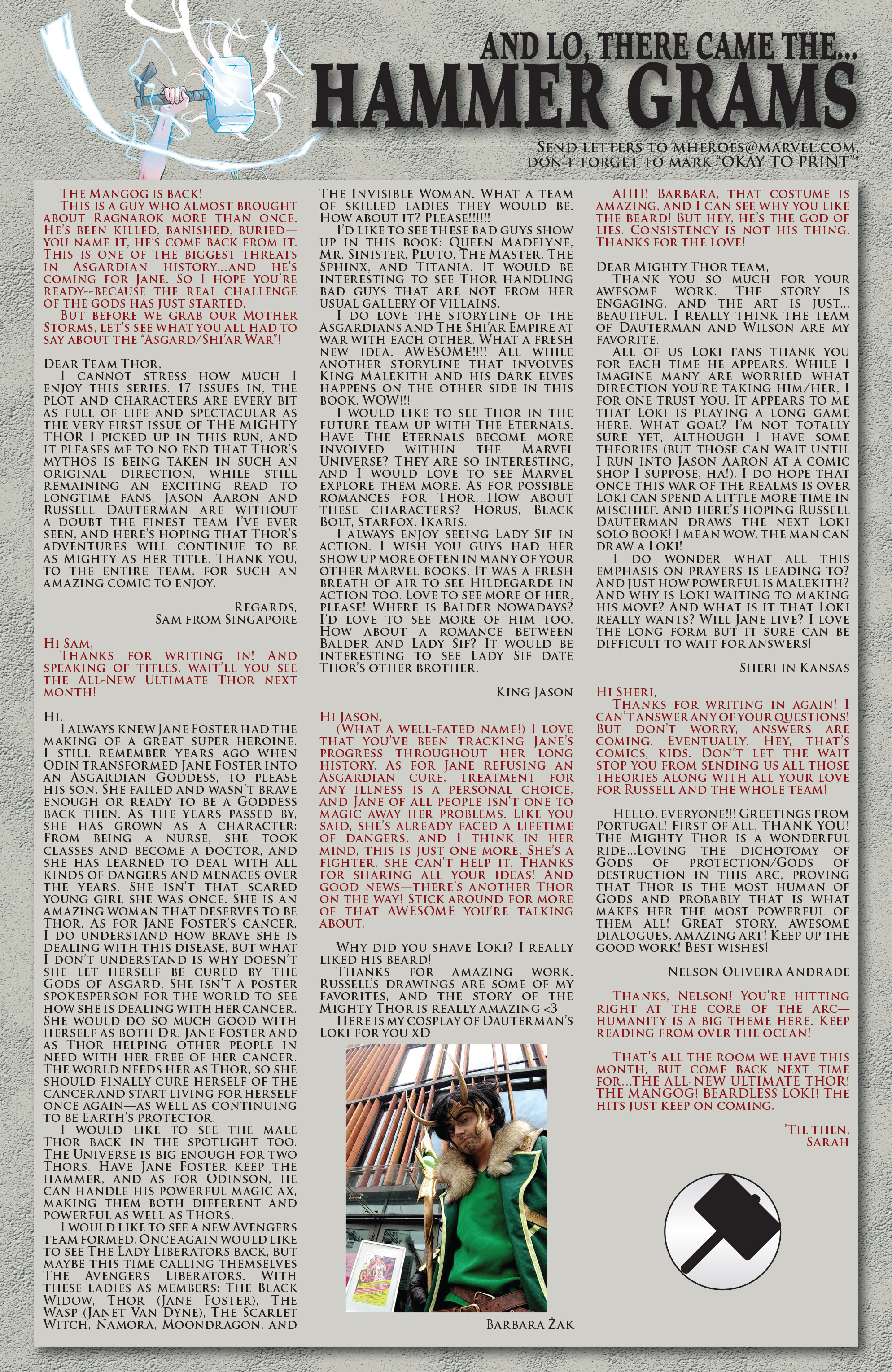 Read online Mighty Thor (2016) comic -  Issue #19 - 22