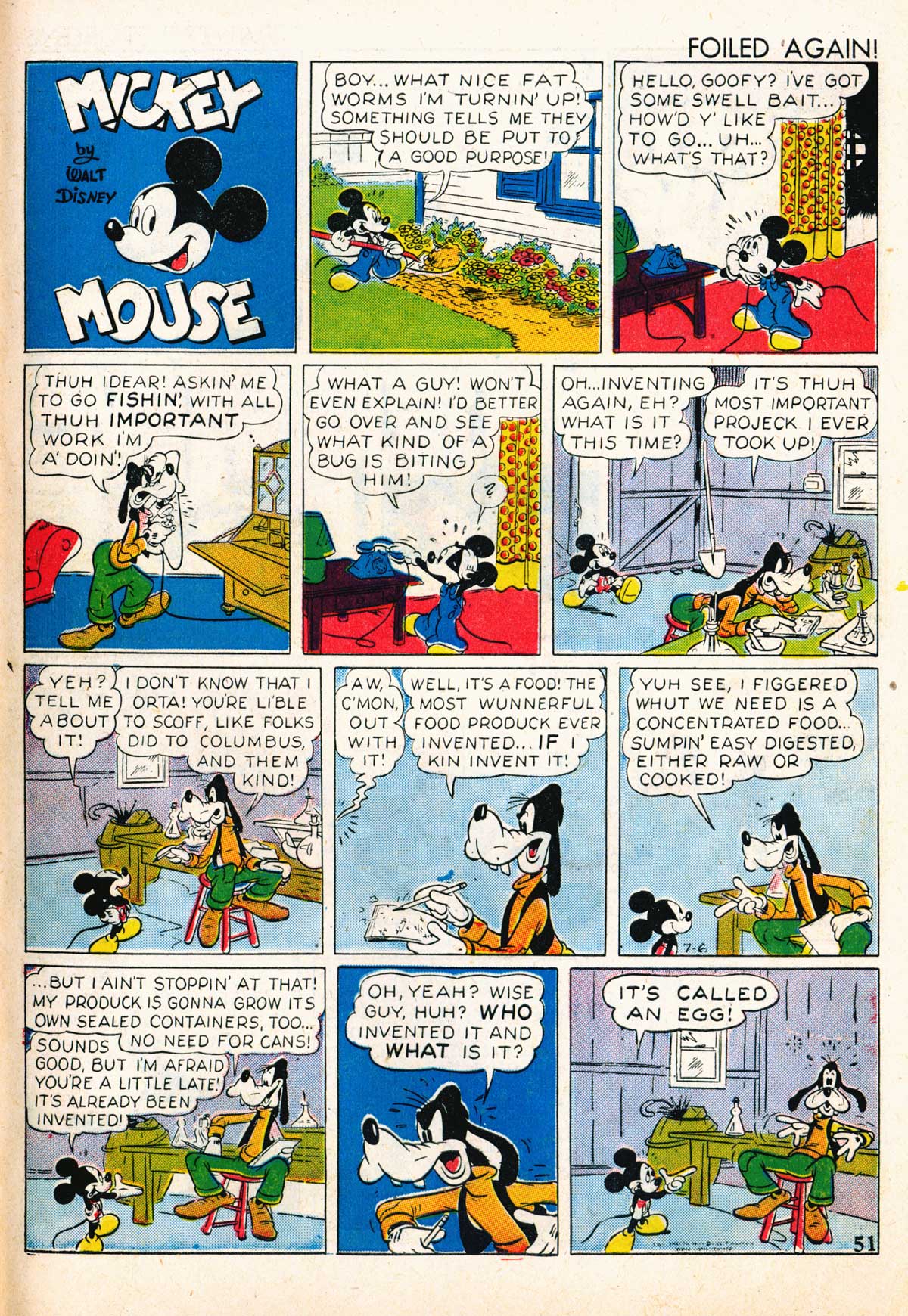 Read online Walt Disney's Comics and Stories comic -  Issue #26 - 54