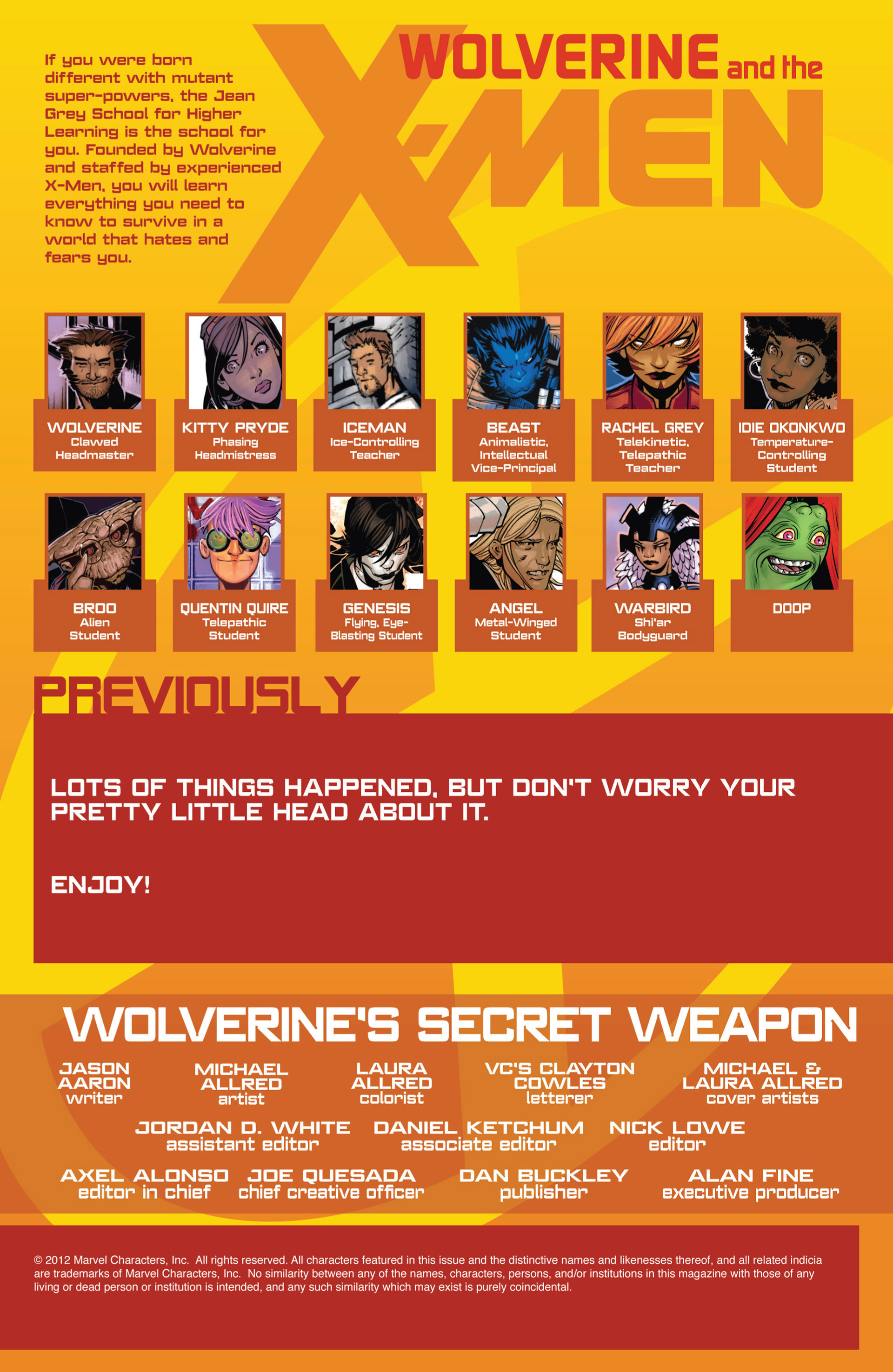 Read online Wolverine & The X-Men comic -  Issue #17 - 2