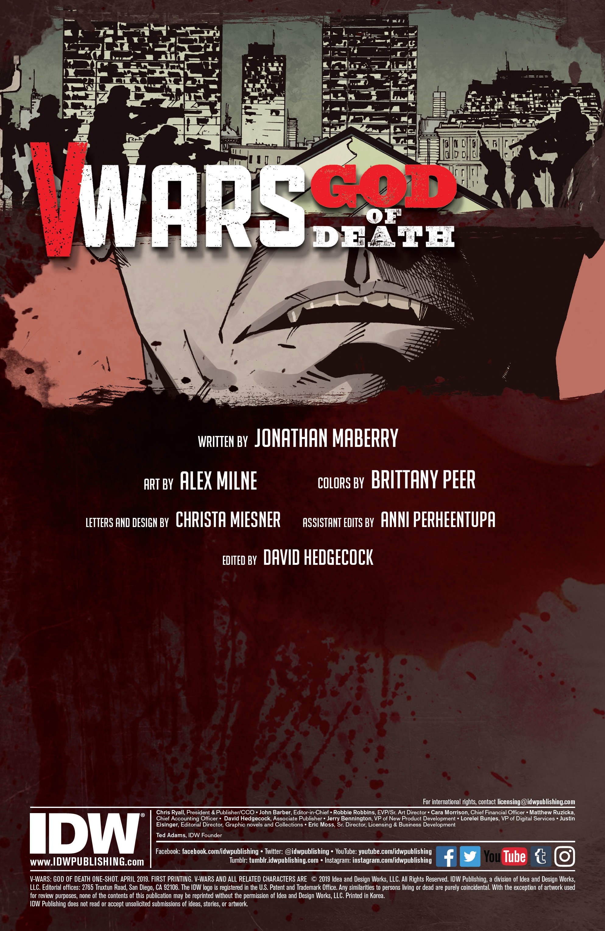 Read online V-Wars: God of Death One-Shot comic -  Issue # Full - 2