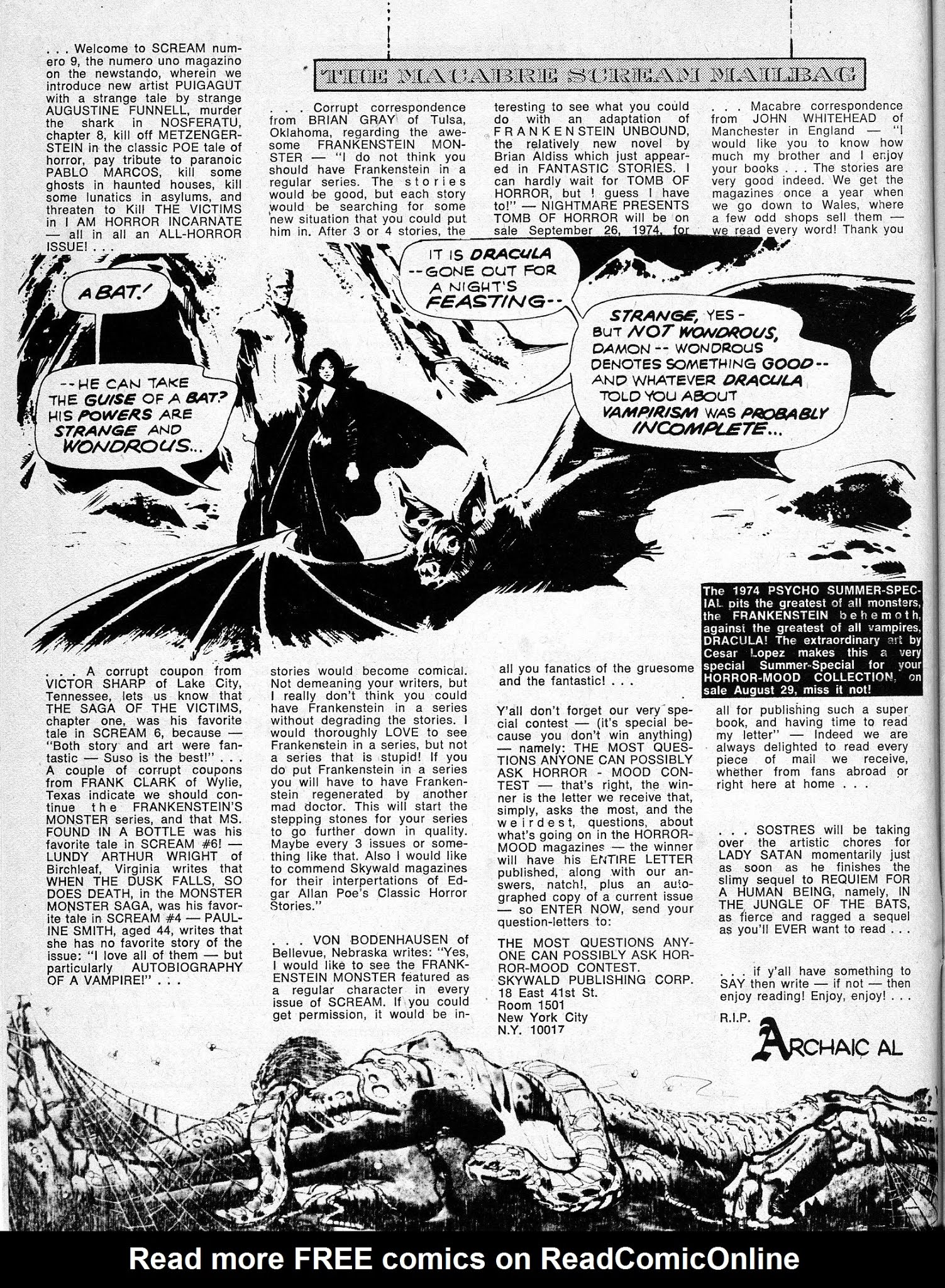 Read online Scream (1973) comic -  Issue #9 - 12