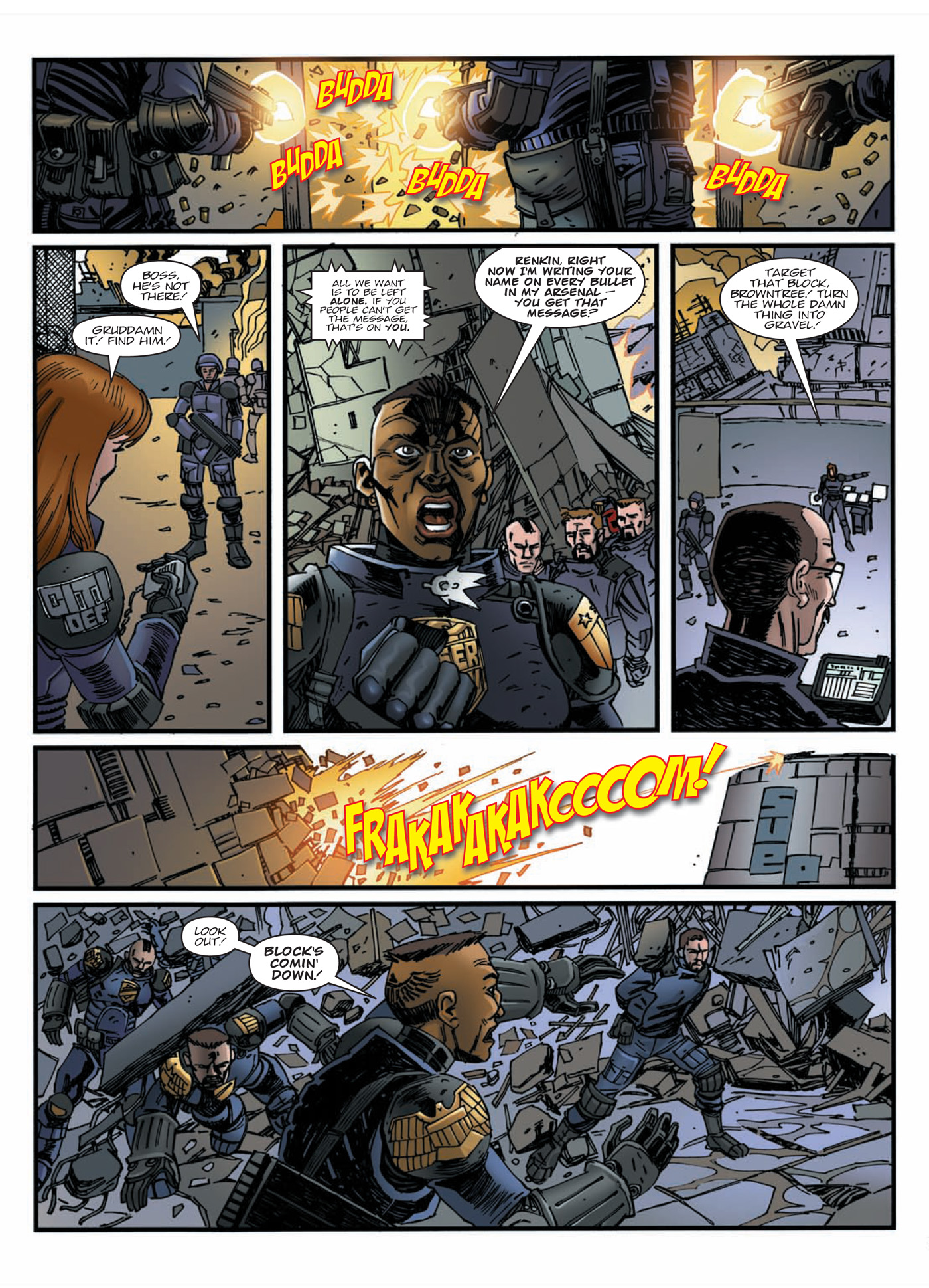 Read online Judge Dredd: Day of Chaos: Fallout comic -  Issue # TPB (Part 1) - 23