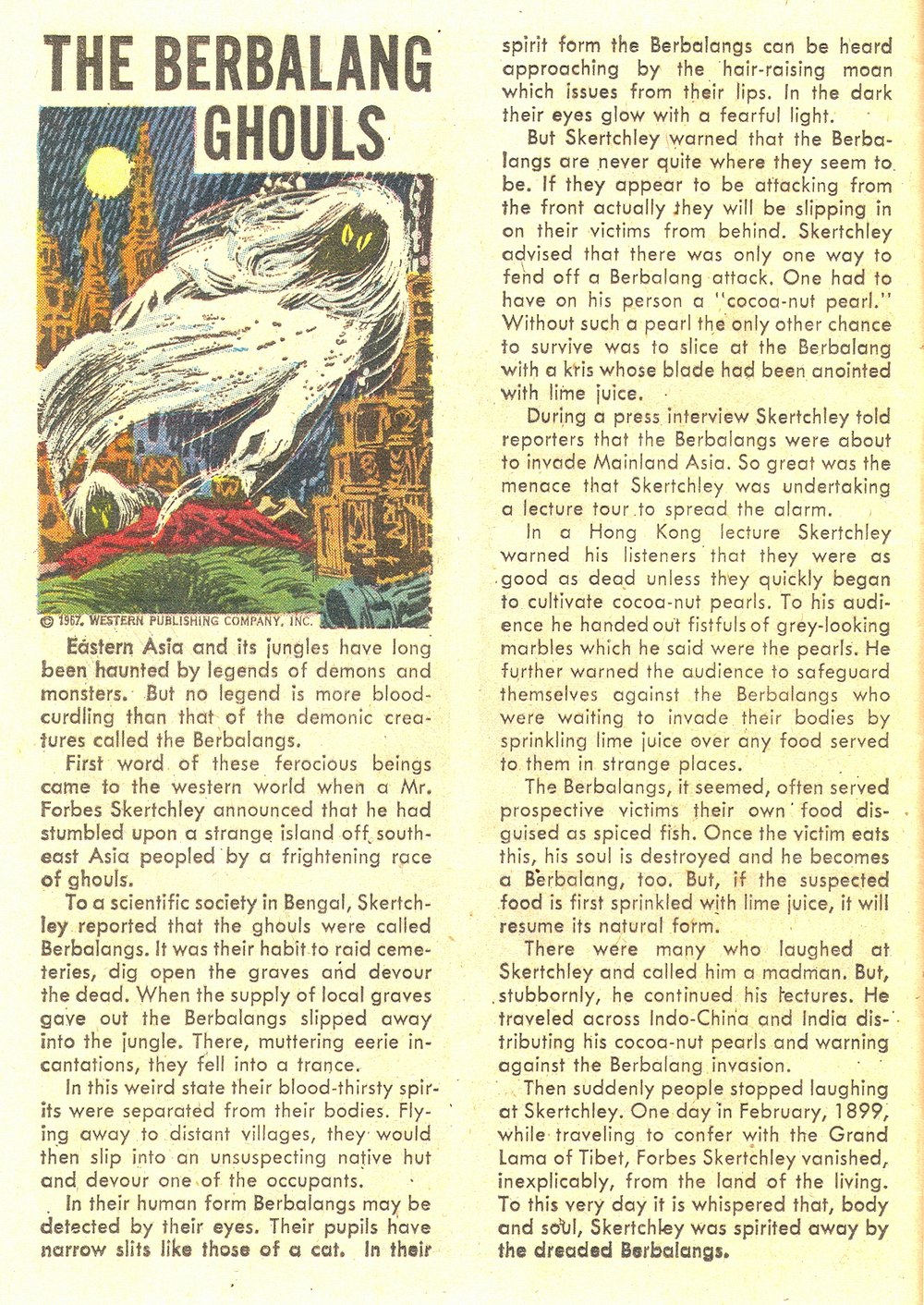 Read online Ripley's Believe it or Not! (1965) comic -  Issue #7 - 12