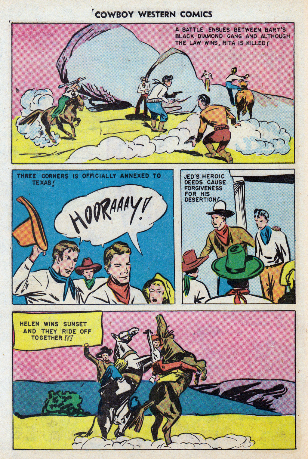 Read online Cowboy Western Comics (1948) comic -  Issue #28 - 28