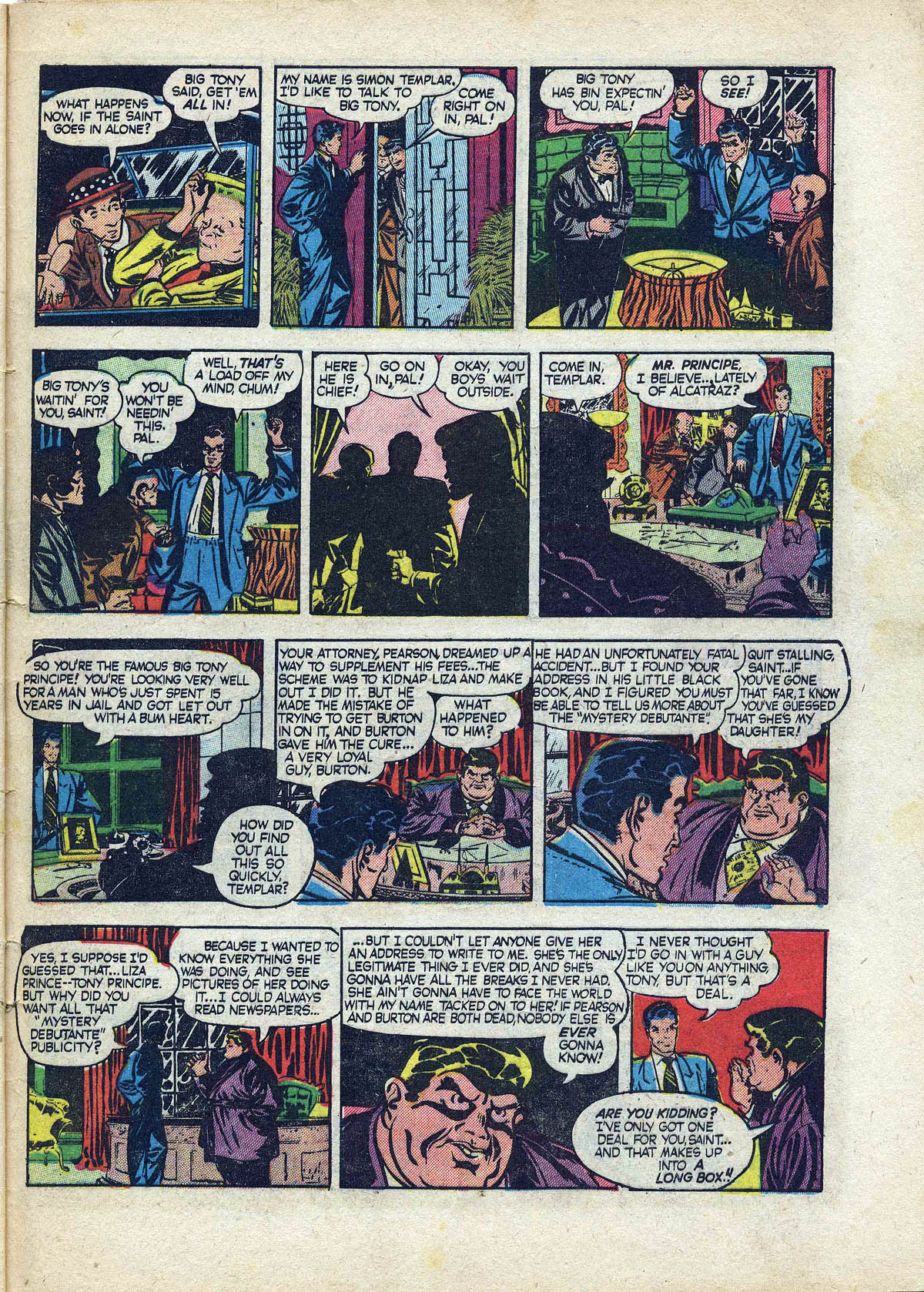Read online The Saint (1947) comic -  Issue #8 - 29