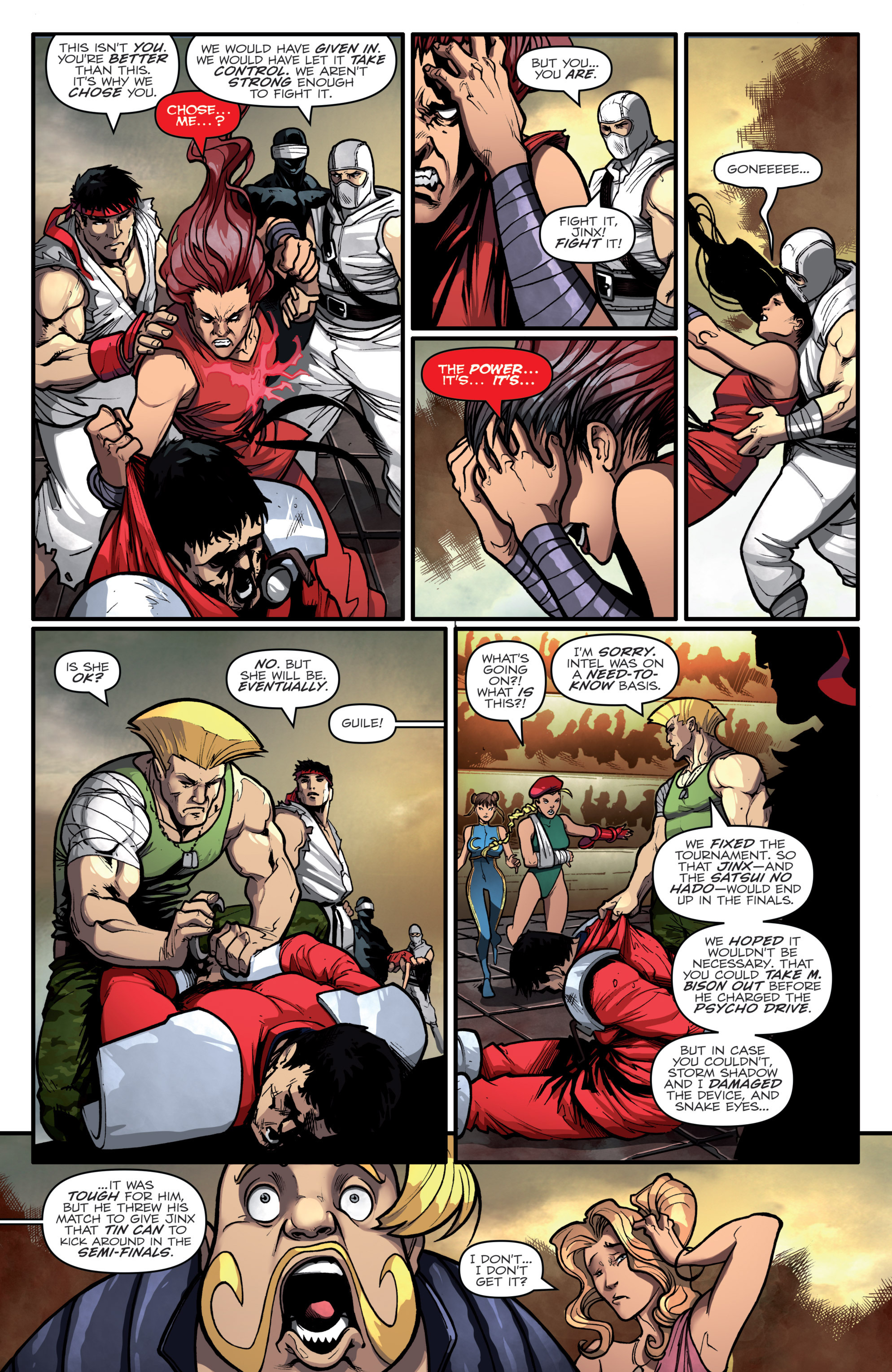 Read online Street Fighter X G.I. Joe comic -  Issue #5 - 13