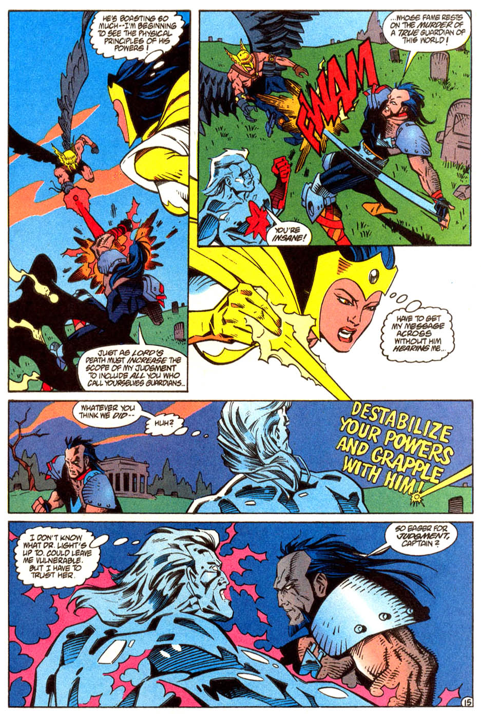 Read online Justice League America comic -  Issue #96 - 16