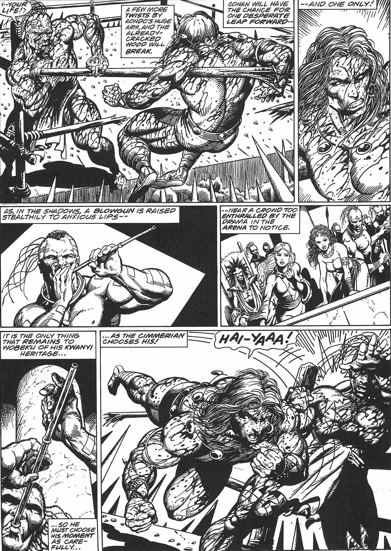 Read online The Savage Sword Of Conan comic -  Issue #213 - 18