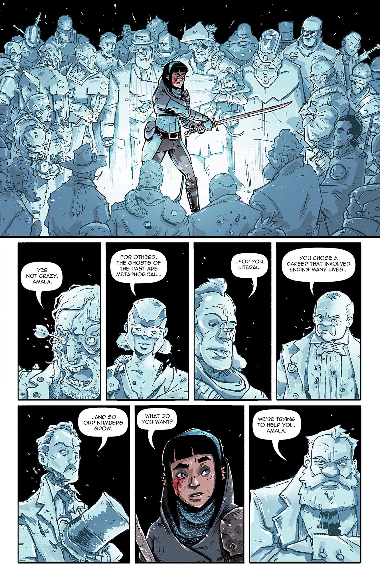 Read online Amala's Blade comic -  Issue #2 - 11