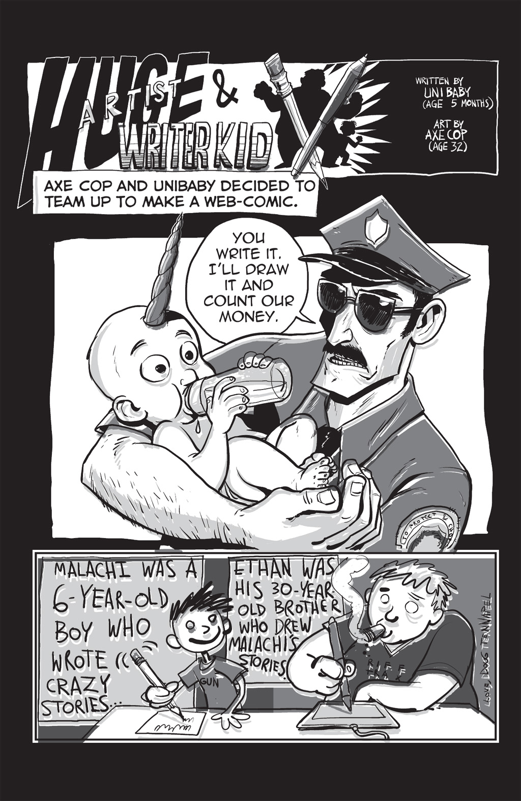 Read online Axe Cop comic -  Issue # TPB 1 - 137