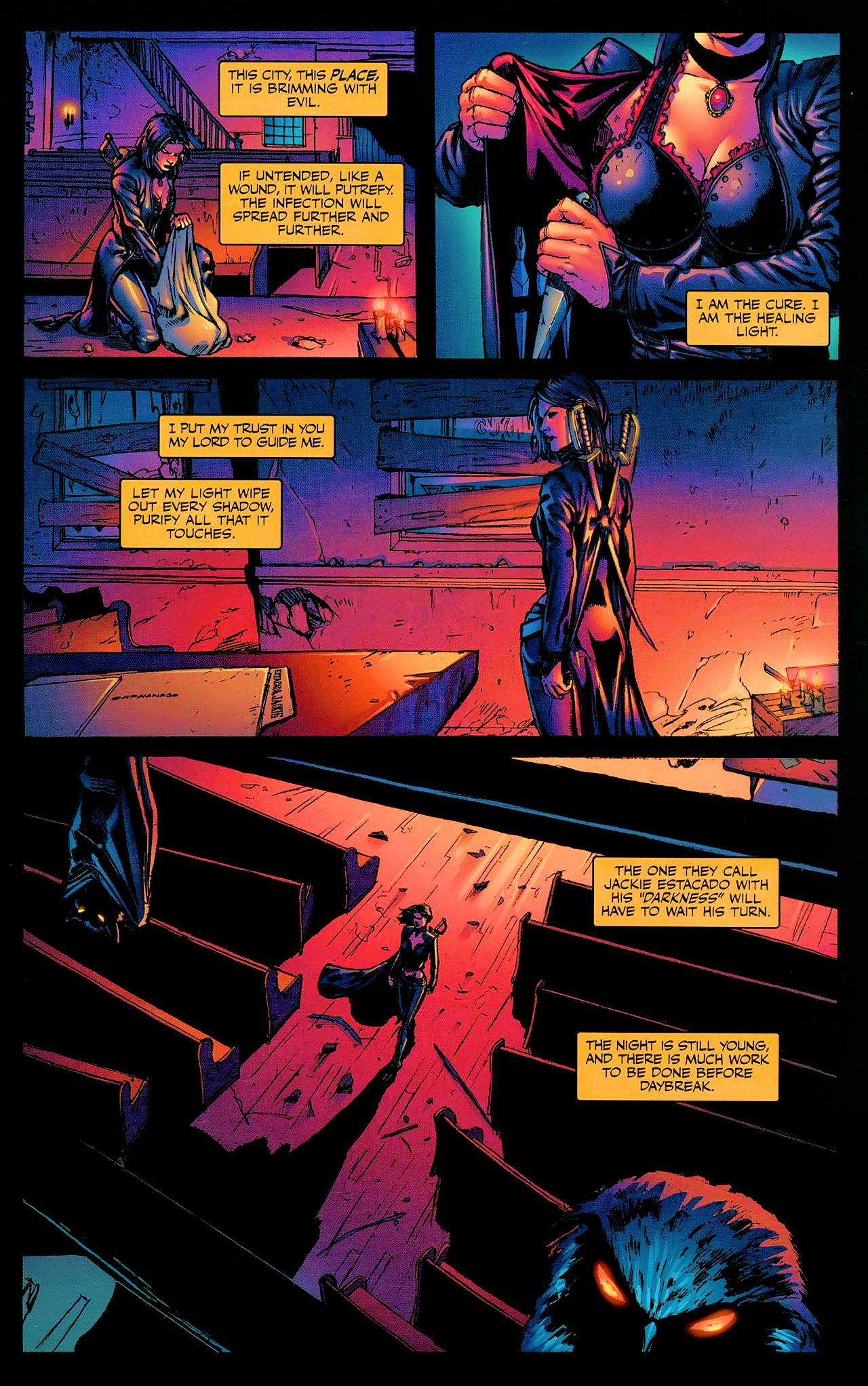 Read online The Darkness vs. Eva: Daughter of Dracula comic -  Issue #2 - 7