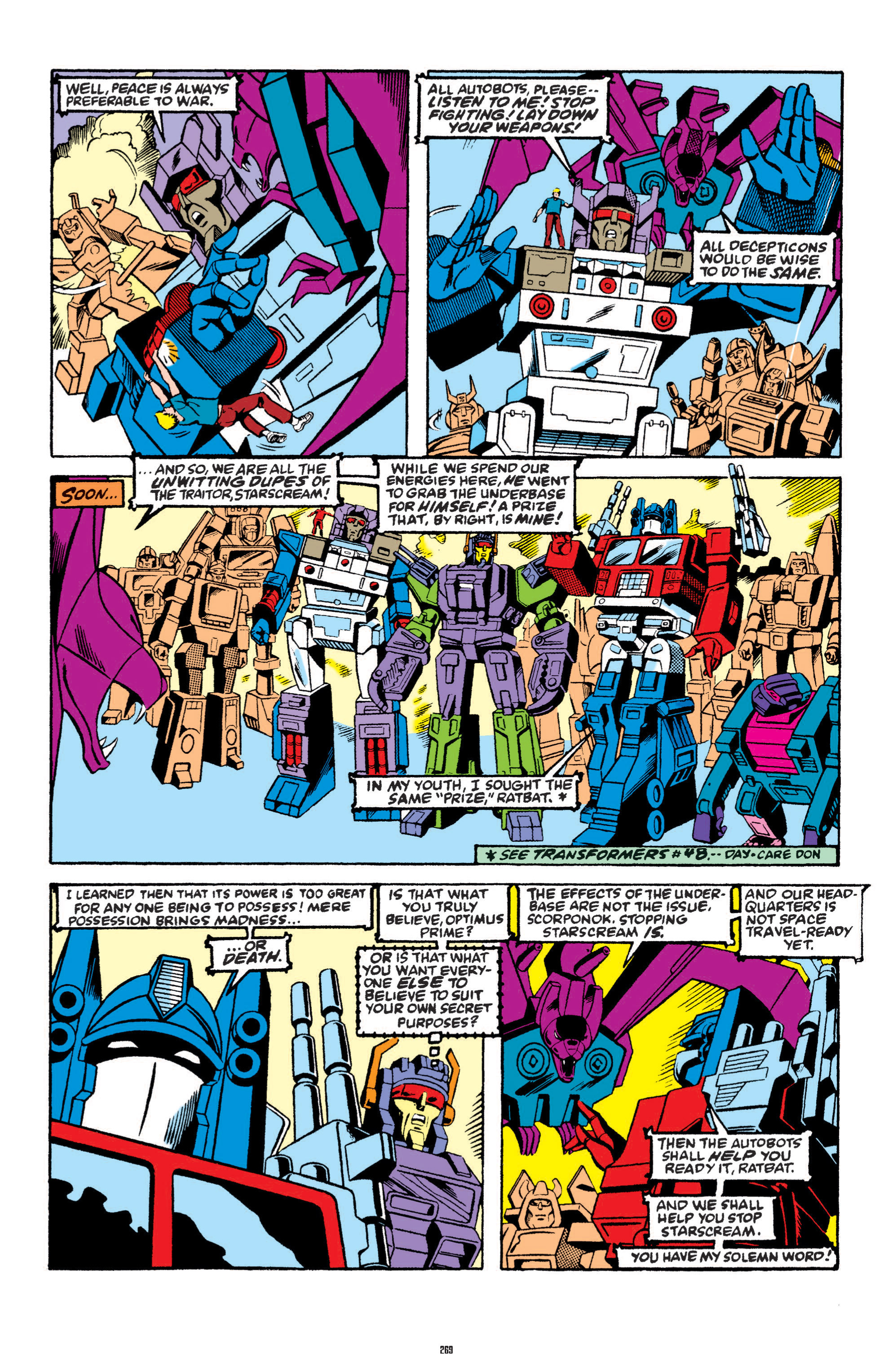 Read online The Transformers Classics comic -  Issue # TPB 4 - 270