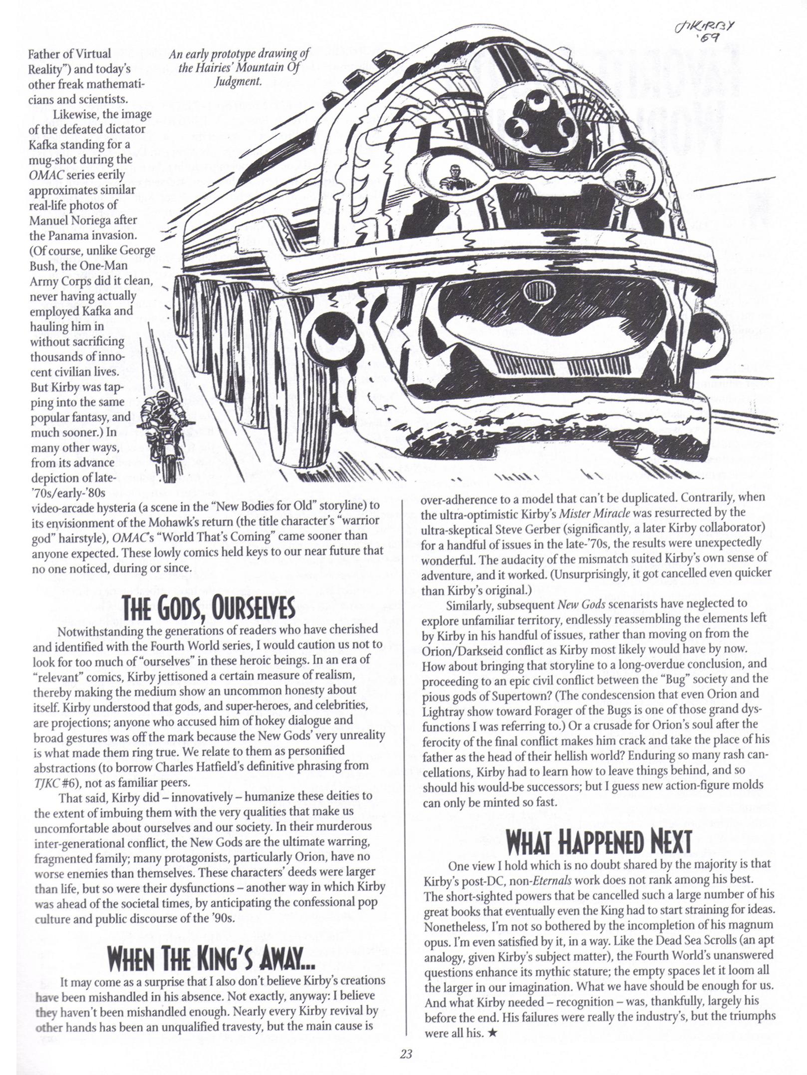 Read online The Jack Kirby Collector comic -  Issue #17 - 23