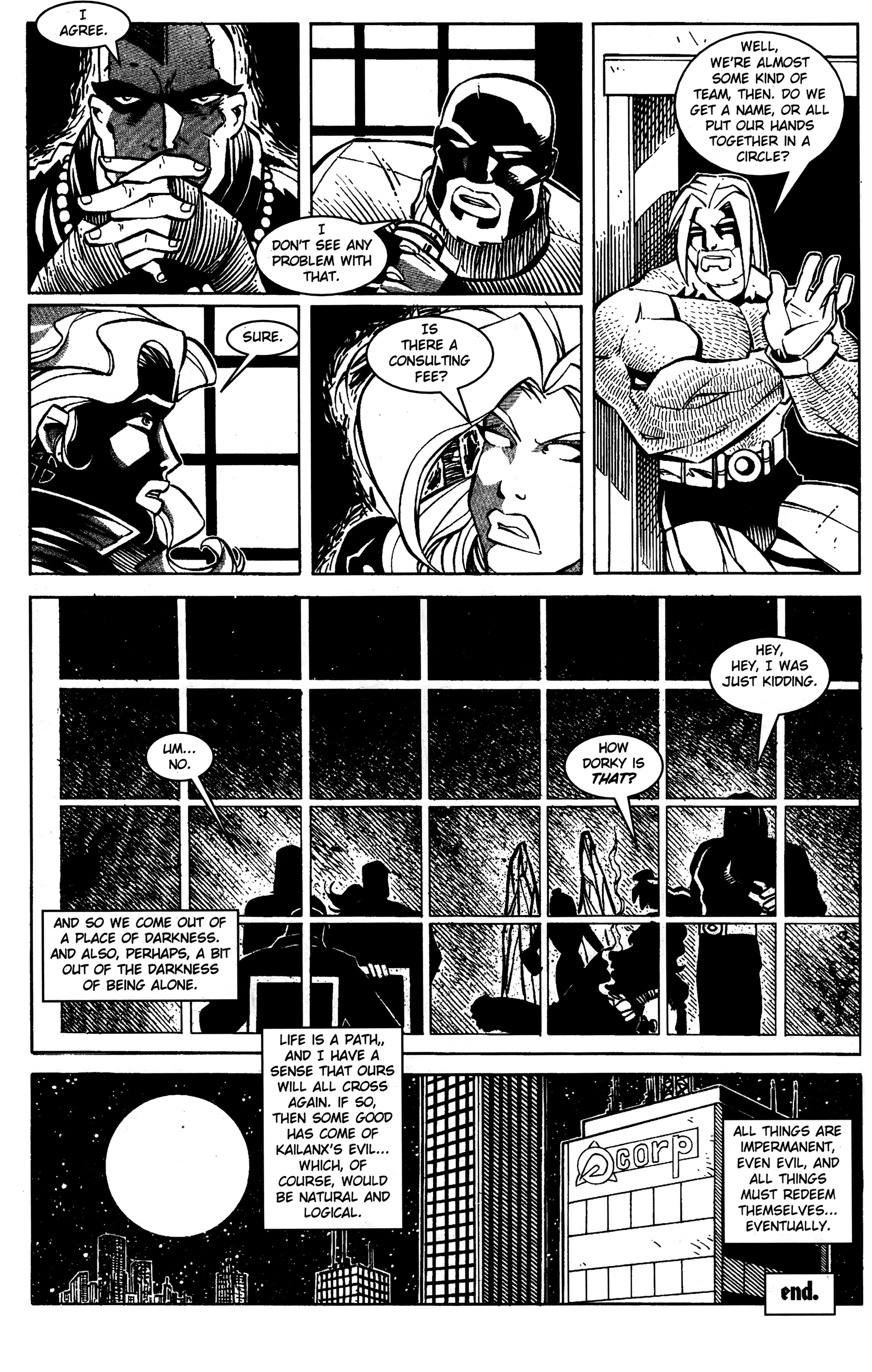 Read online Warrior Nun: Black & White comic -  Issue #16 - 20