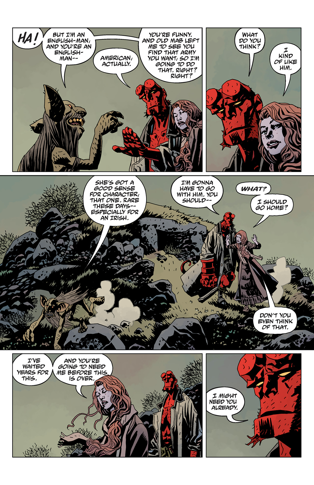 Read online Hellboy: The Wild Hunt comic -  Issue #4 - 6