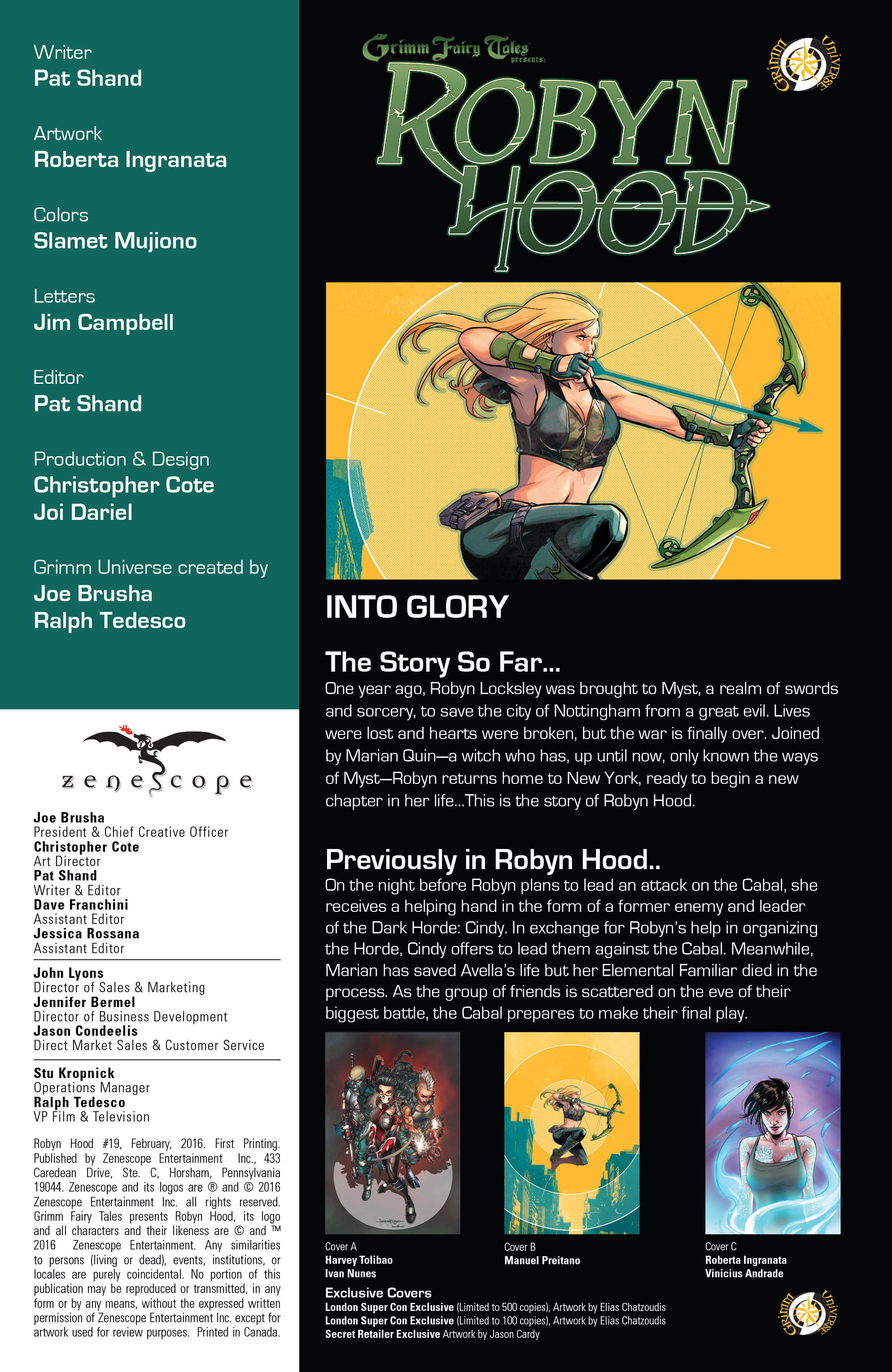 Read online Grimm Fairy Tales presents Robyn Hood (2014) comic -  Issue #19 - 3