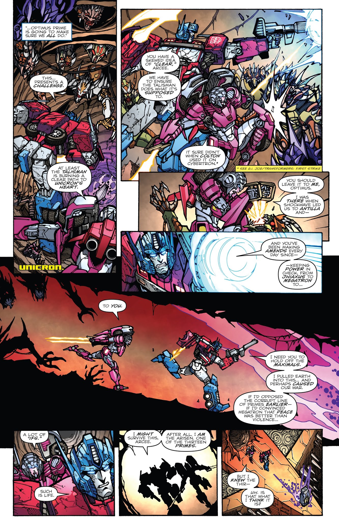 Read online Transformers: Unicron comic -  Issue #6 - 17