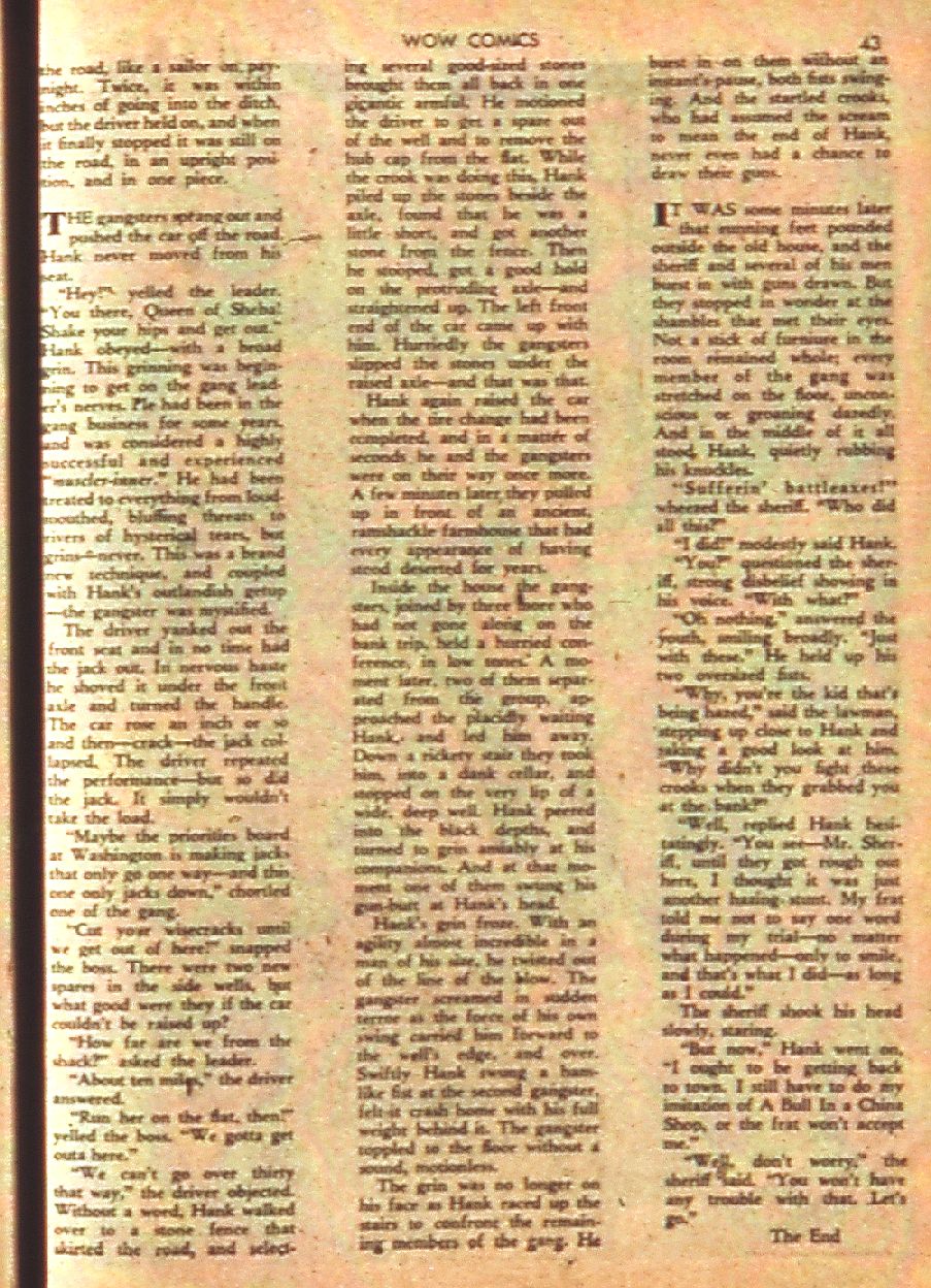 Read online Wow Comics comic -  Issue #6 - 43