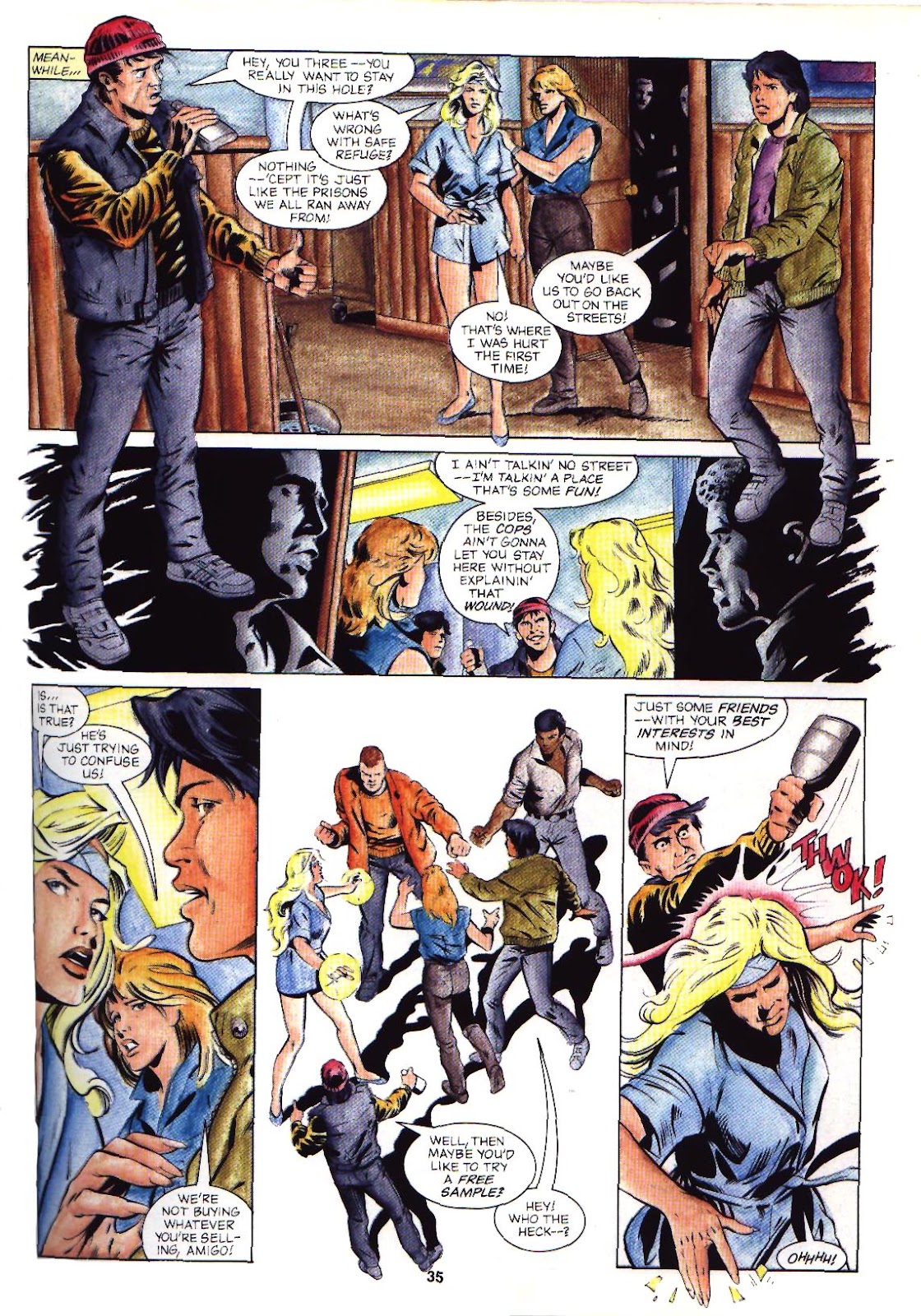 Marvel Graphic Novel: Cloak and Dagger and Power Pack: Shelter From The Storm issue TPB - Page 36