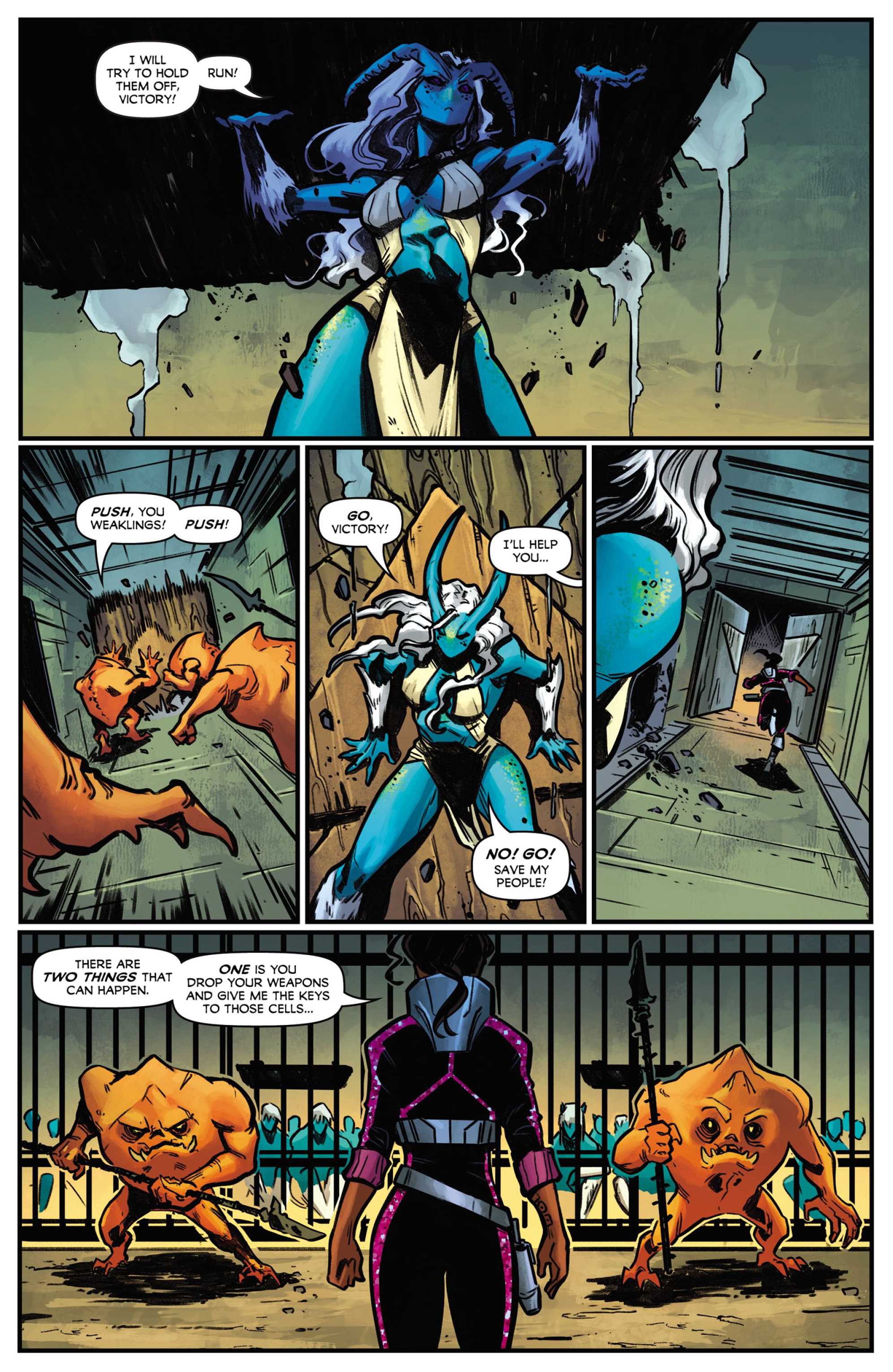 Read online Beyond the Farthest Star: Warriors of Zandar comic -  Issue #4 - 8
