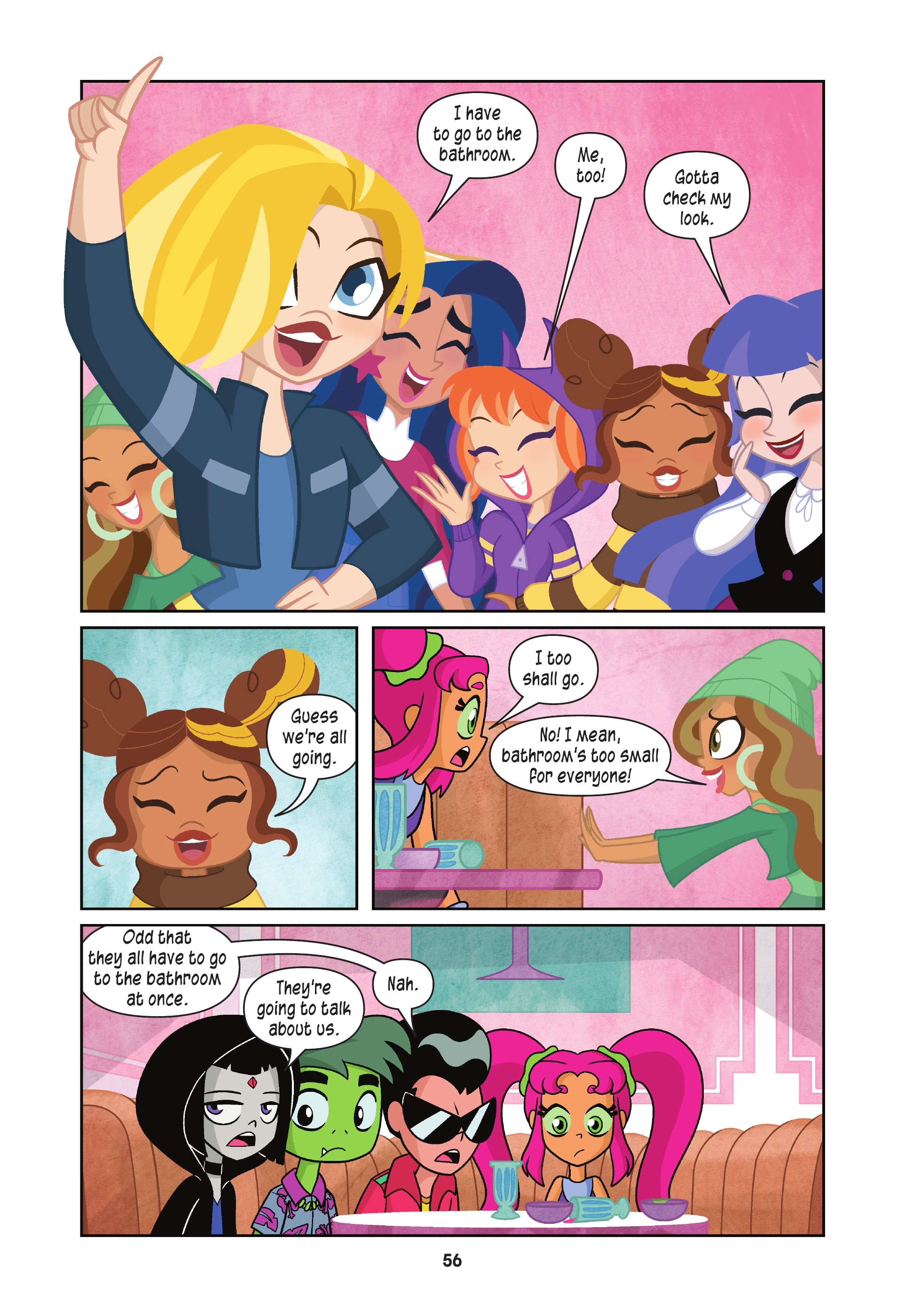Read online Teen Titans Go!/DC Super Hero Girls: Exchange Students comic -  Issue # TPB (Part 1) - 55