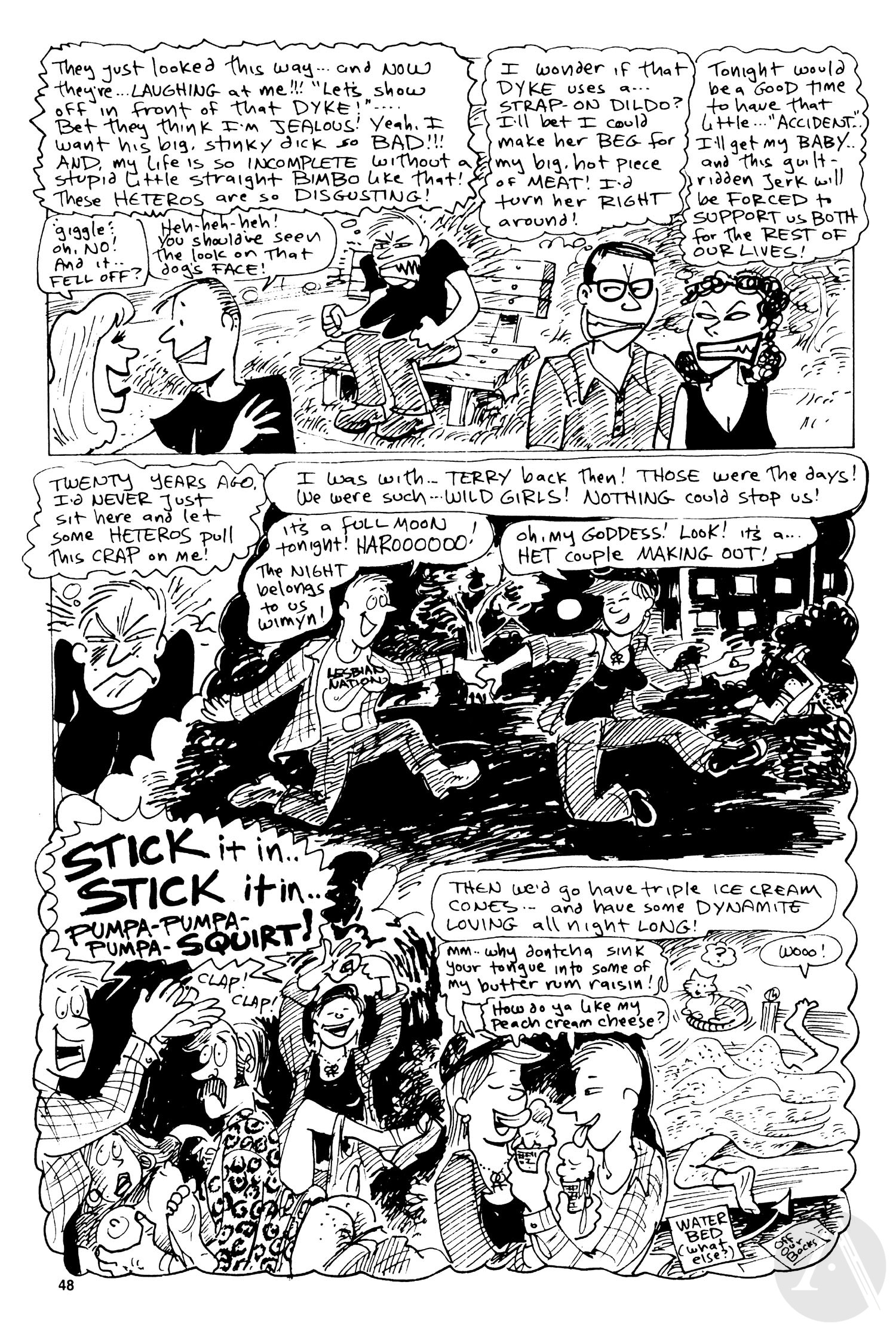 Read online Bitchy Butch: World's Angriest Dyke comic -  Issue # TPB - 54