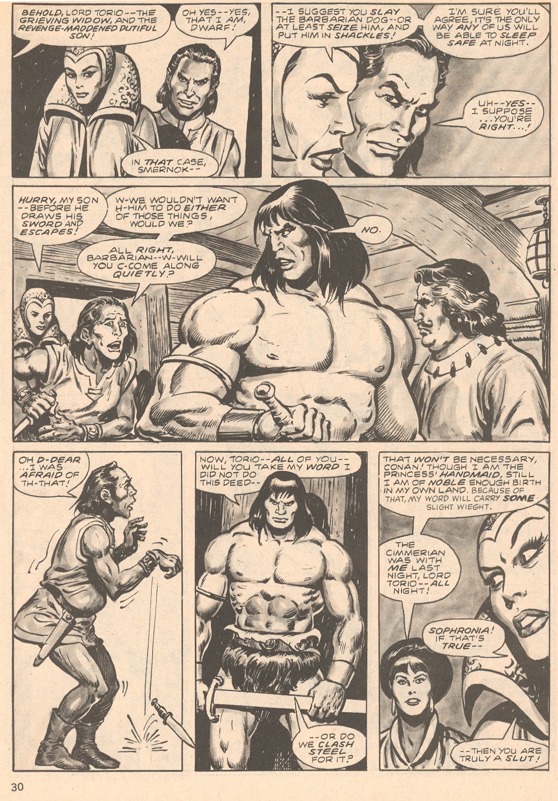 Read online The Savage Sword Of Conan comic -  Issue #66 - 30