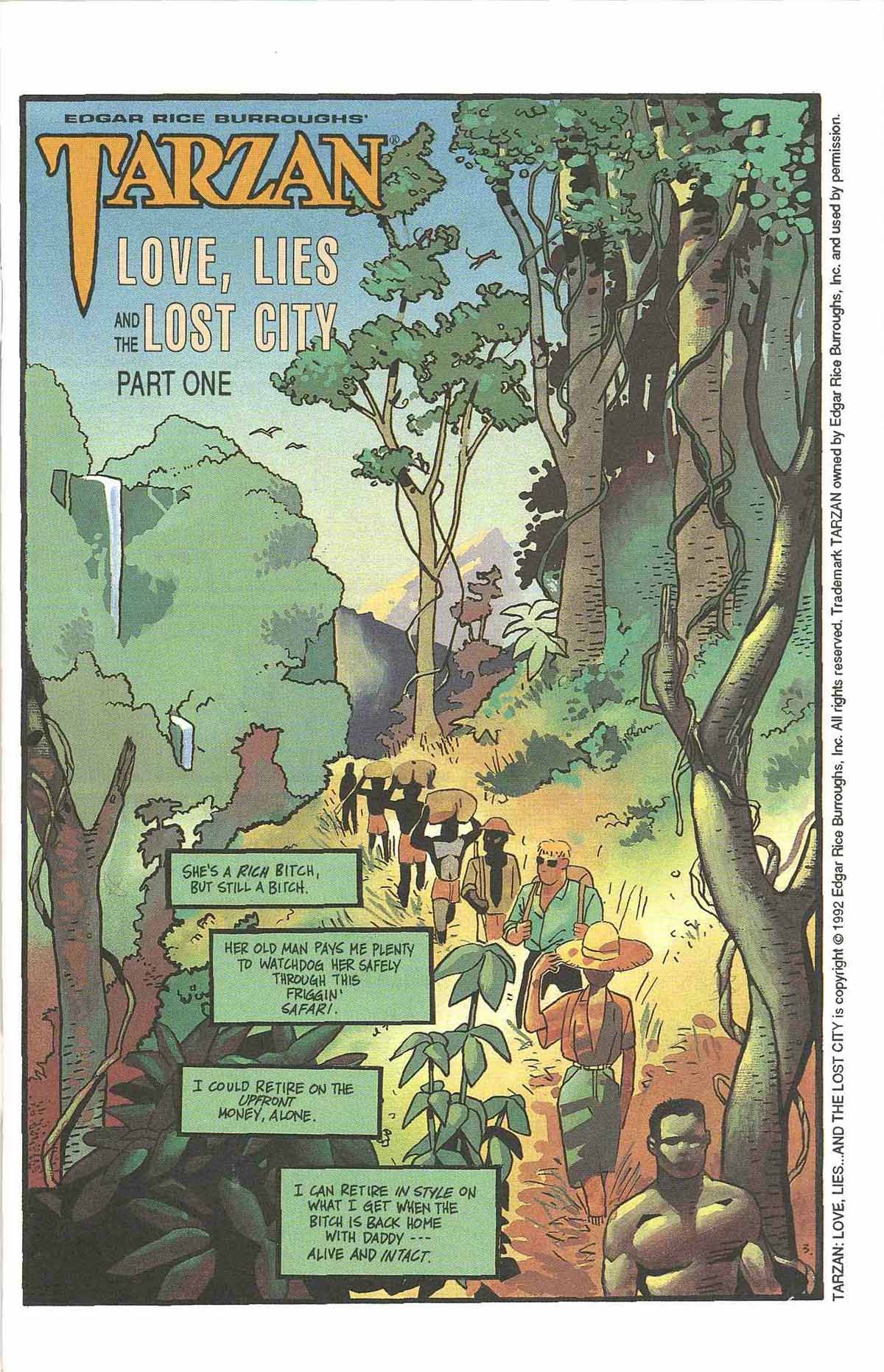 Read online Tarzan: Love, Lies and the Lost City comic -  Issue #1 - 5