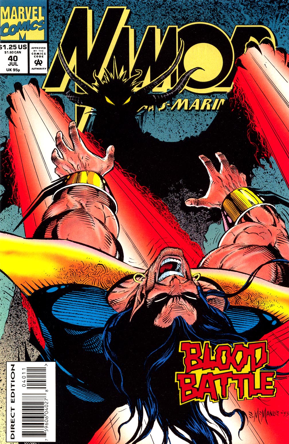 Read online Namor, The Sub-Mariner comic -  Issue #40 - 1
