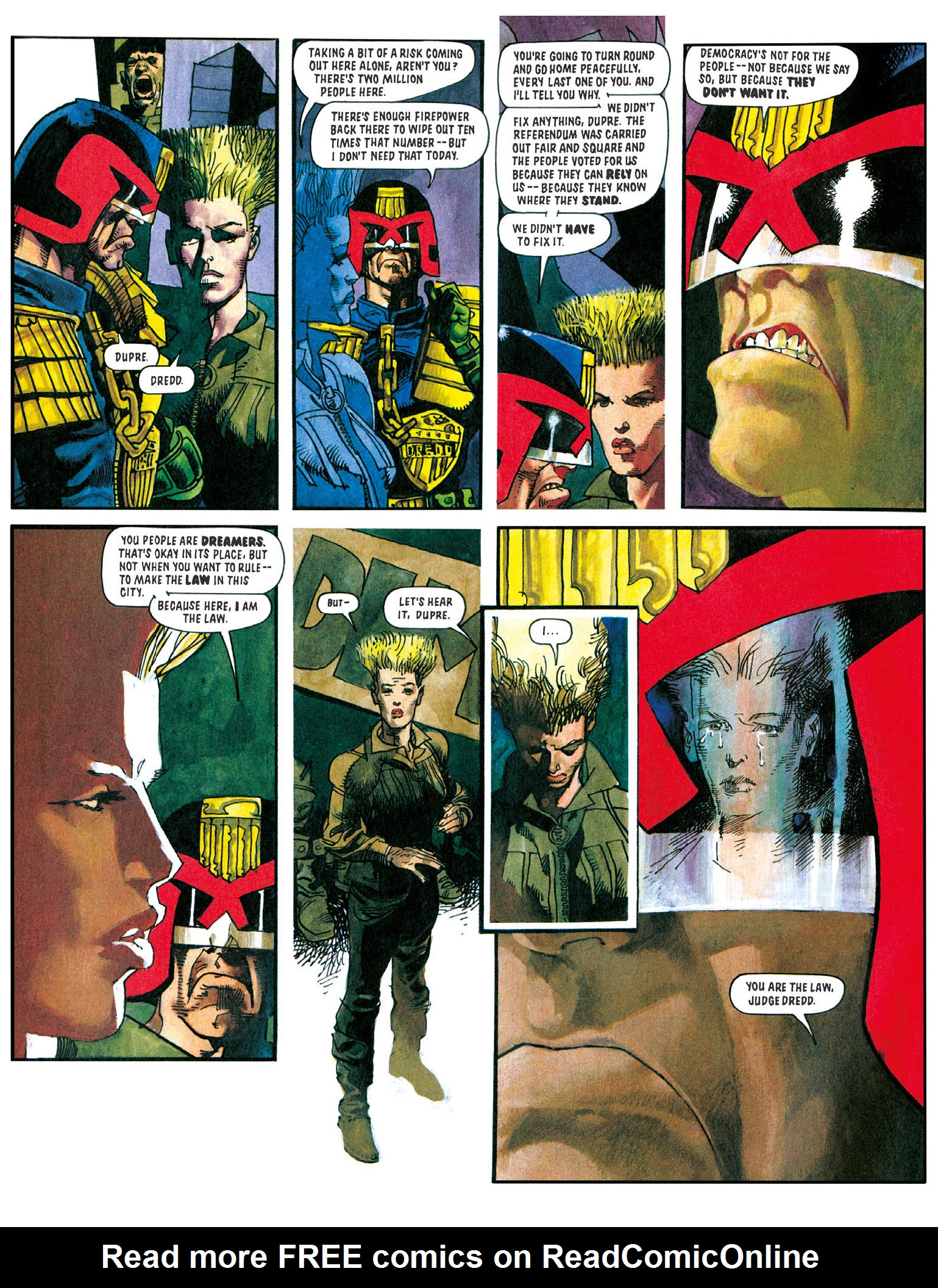 Read online Essential Judge Dredd: America comic -  Issue # TPB (Part 2) - 54