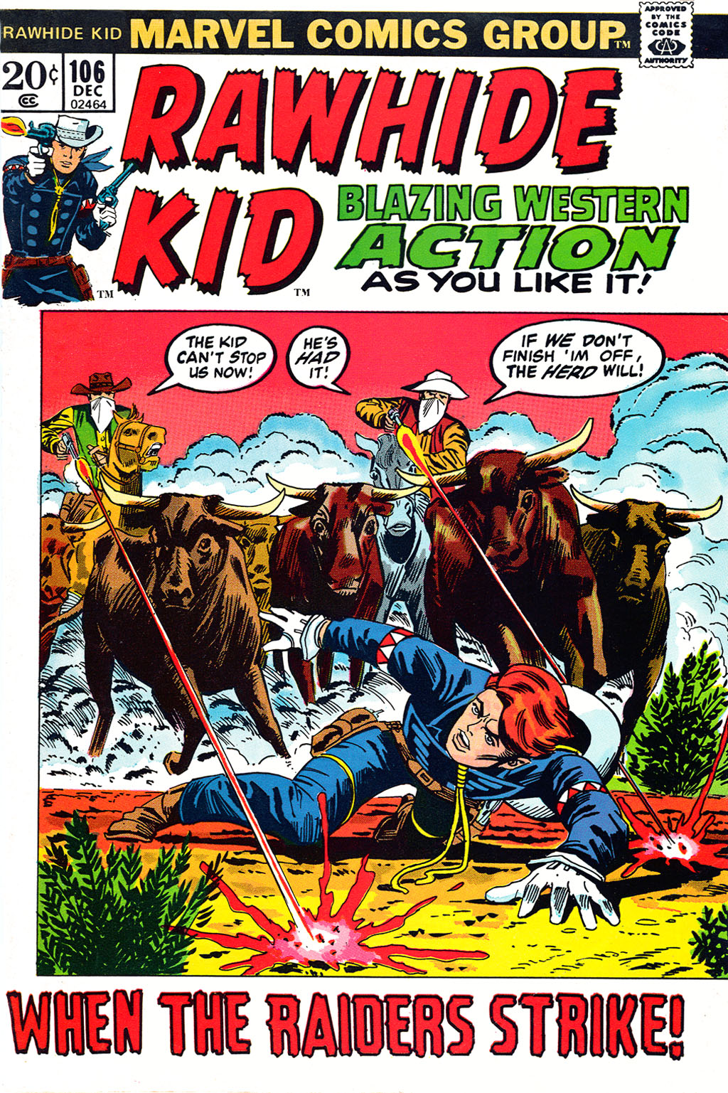 Read online The Rawhide Kid comic -  Issue #106 - 1