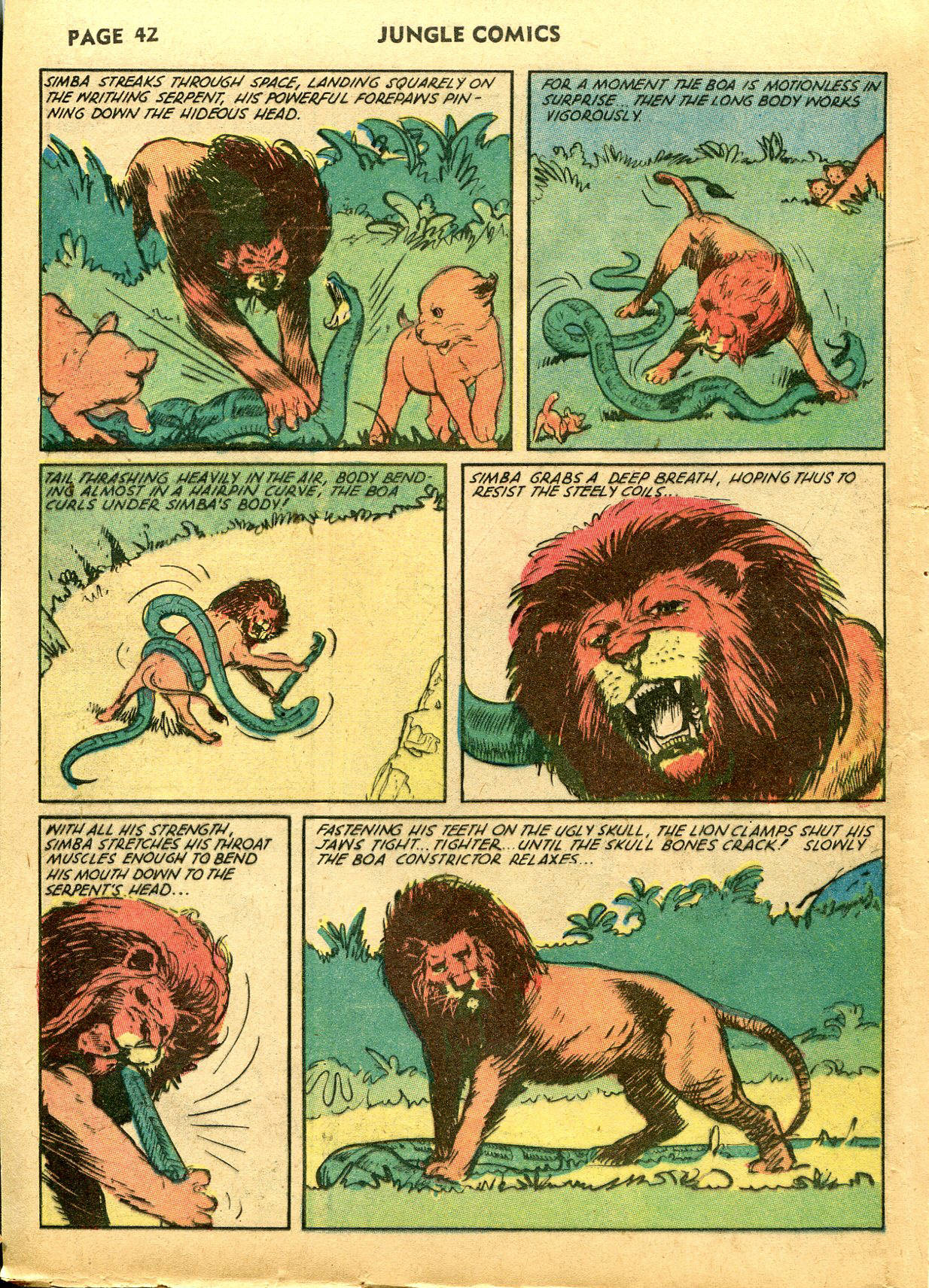 Read online Jungle Comics comic -  Issue #39 - 44