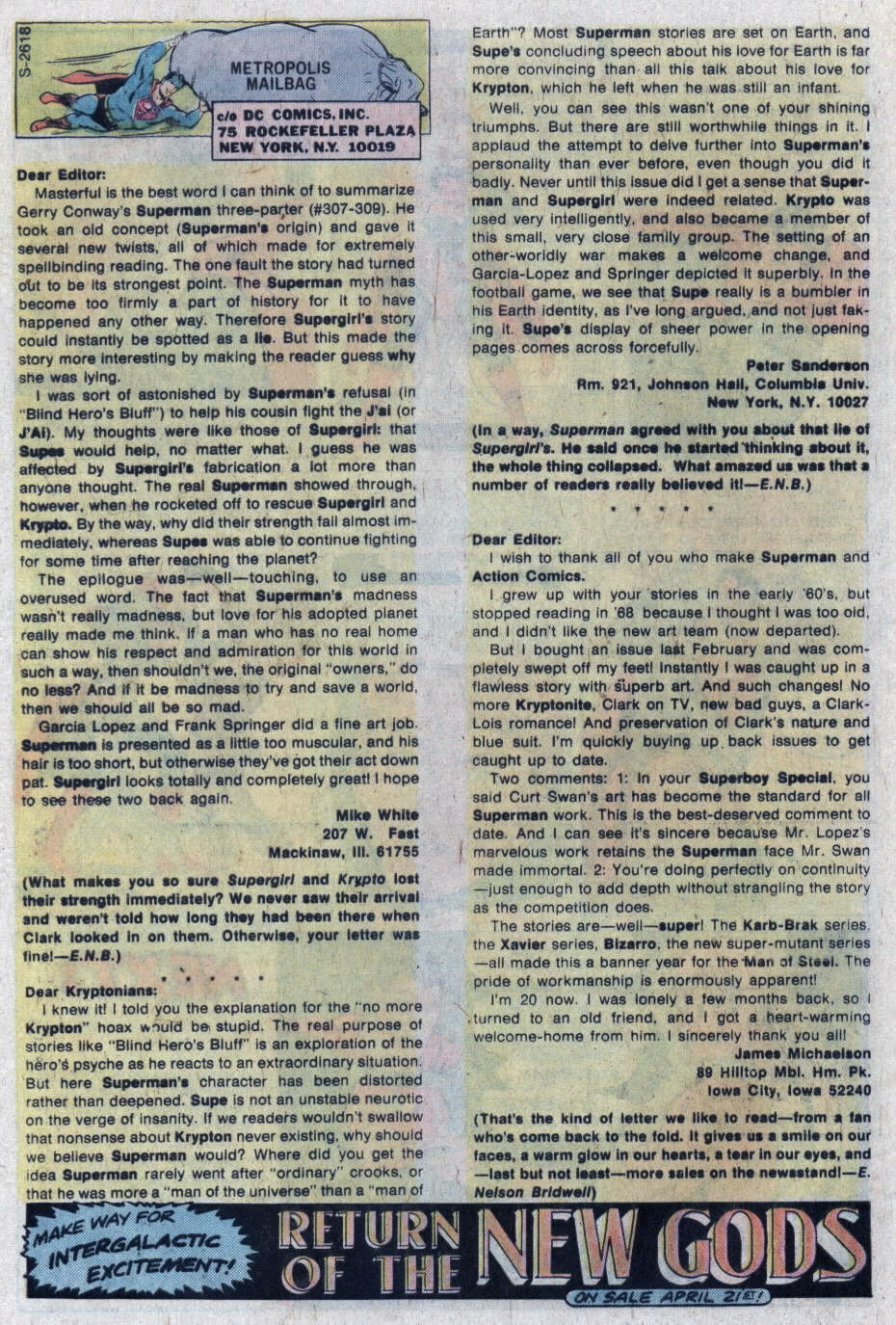 Read online Superman (1939) comic -  Issue #313 - 19