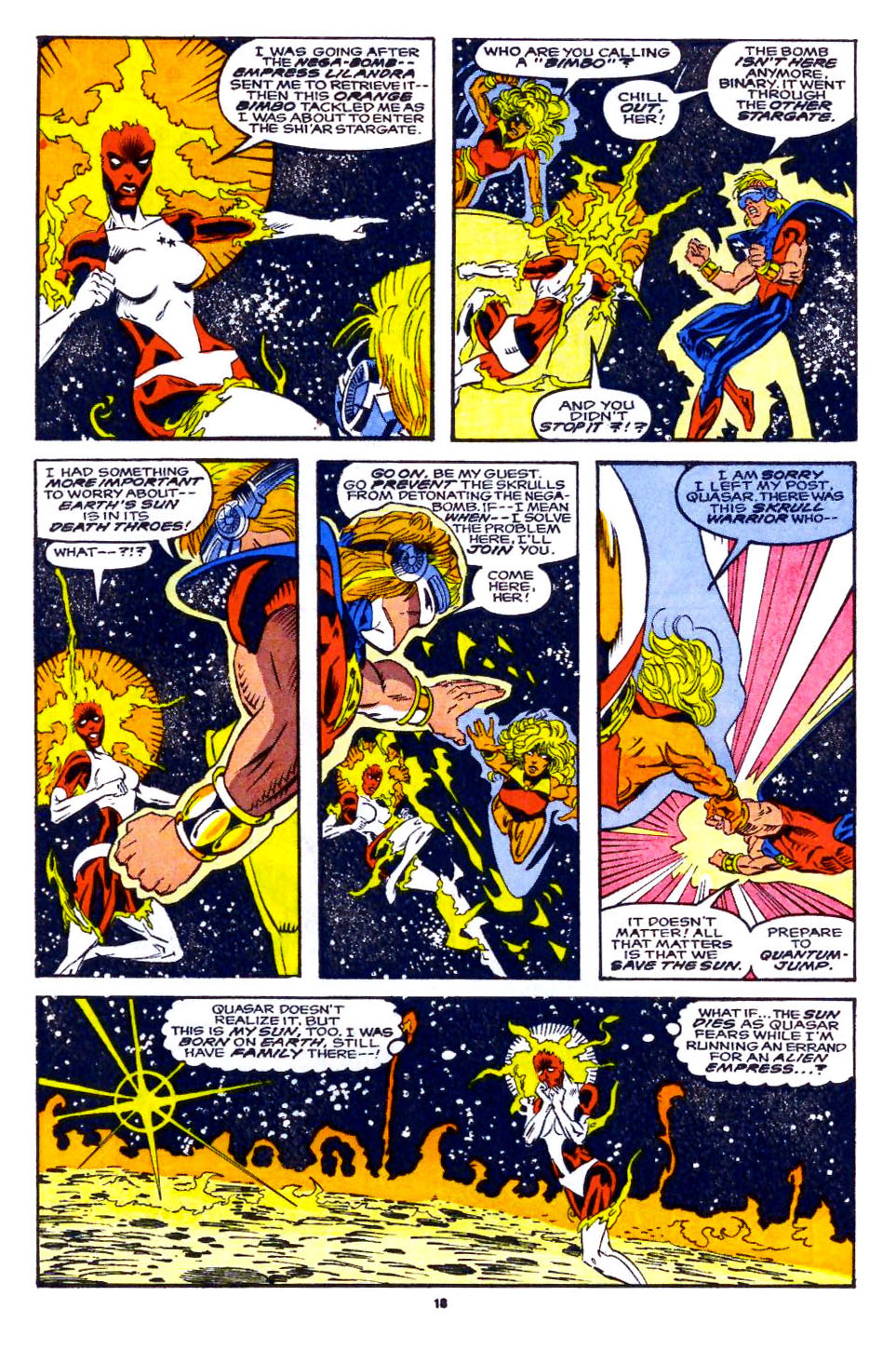 Read online Quasar comic -  Issue #34 - 14