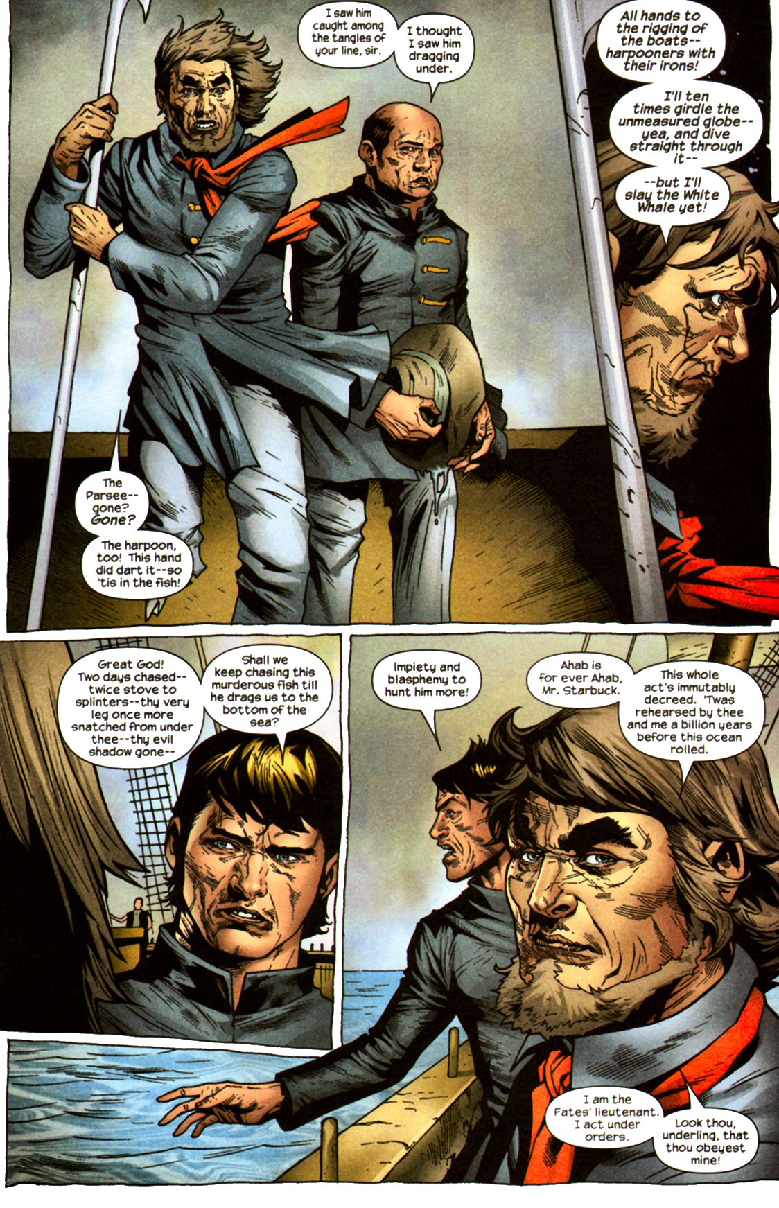 Read online Marvel Illustrated: Moby Dick comic -  Issue # TPB - 117