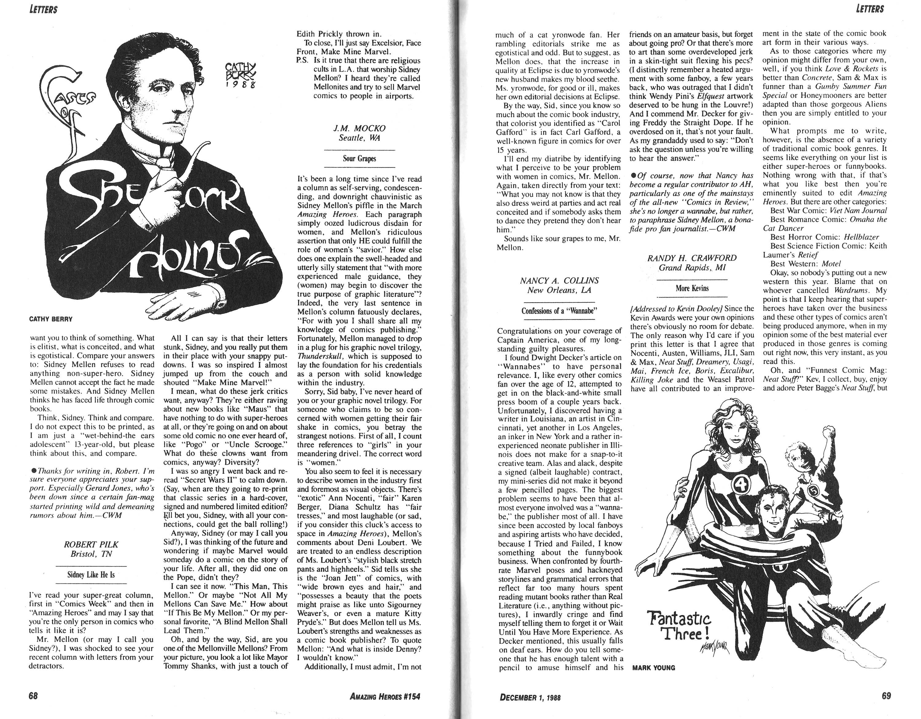 Read online Amazing Heroes comic -  Issue #154 - 35