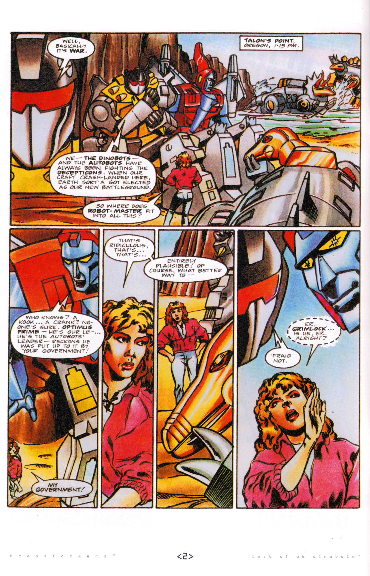 Read online The Transformers: Best of UK: Dinobots comic -  Issue #5 - 4